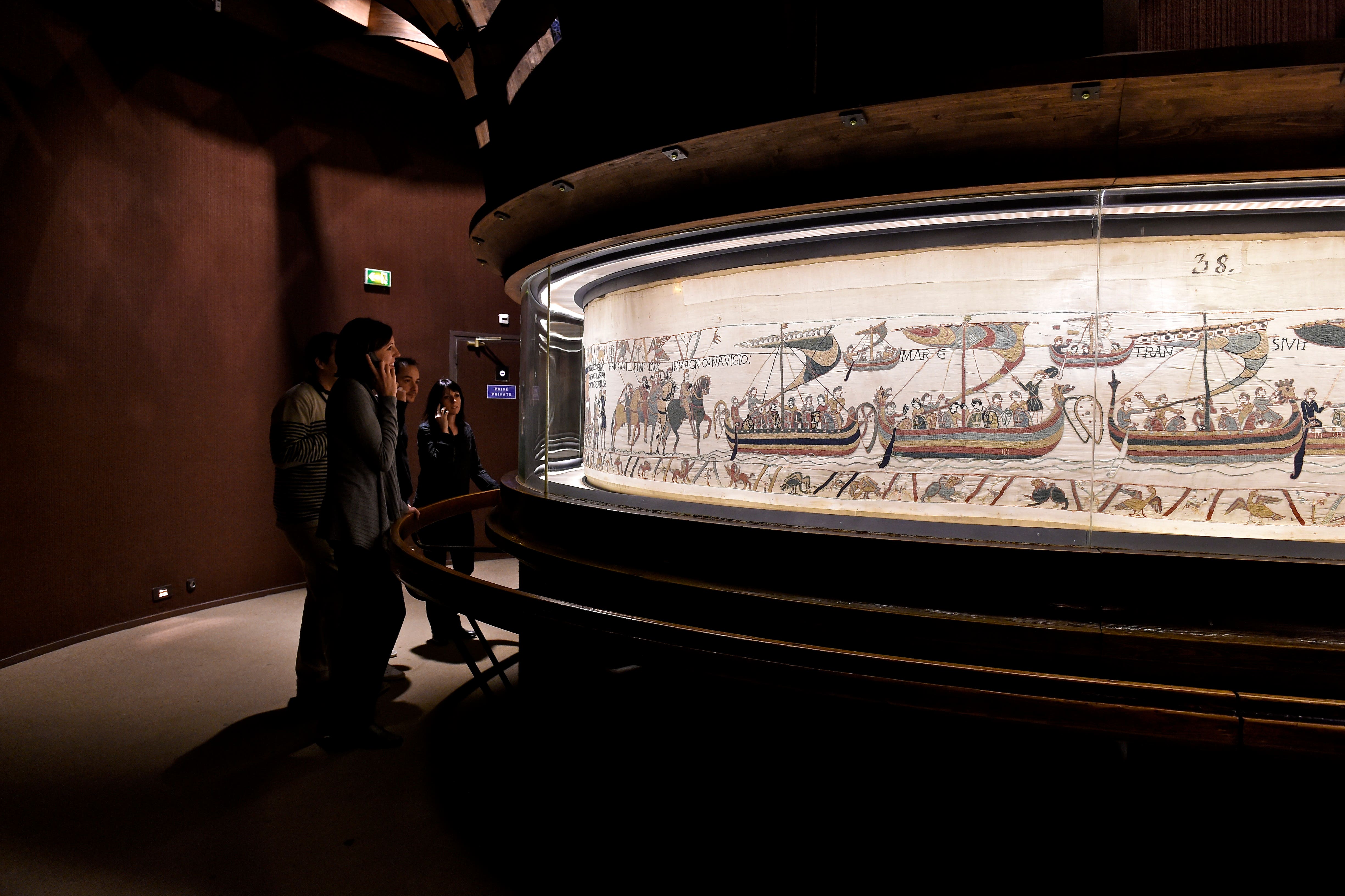 The 70-metre-long work depicts the 1066 Norman invasion and Battle Of Hastings (Bayeux Museum/British Museum/PA)