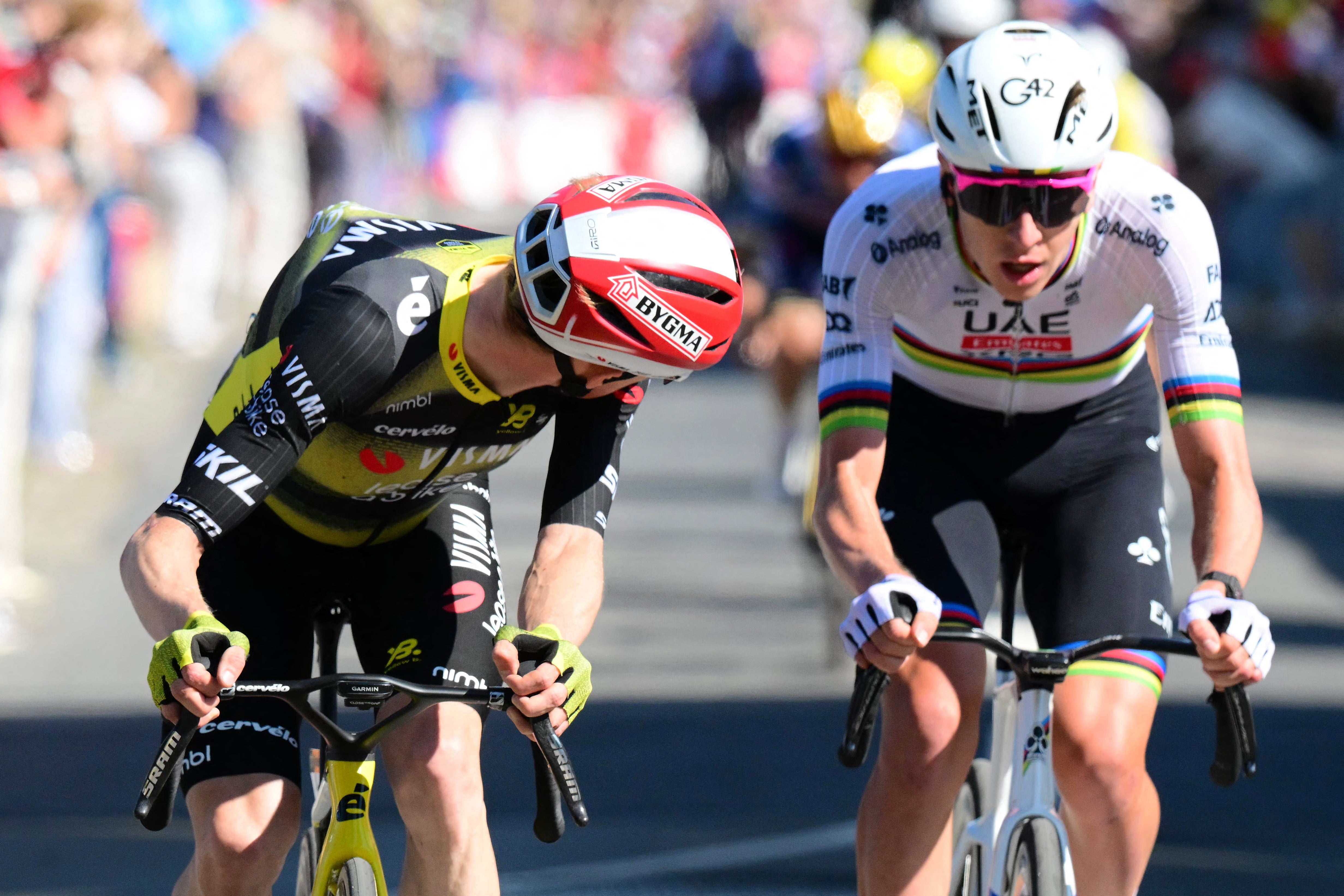 Pogacar and Vingegaard were once again a cut above the rest of the field