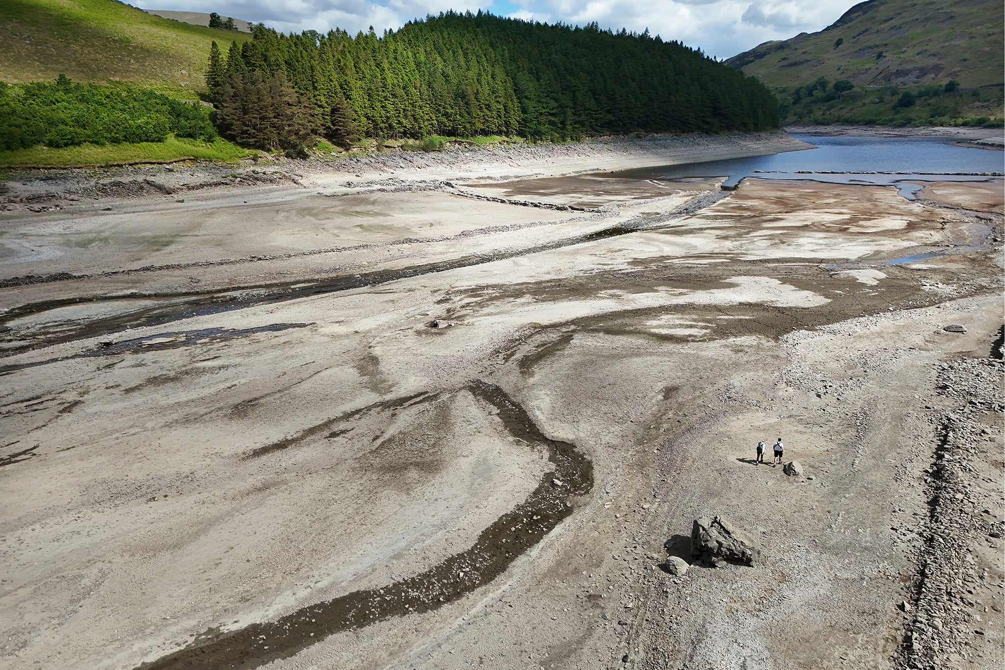 Haweswater reservoir in the valley of Mardale, Cumbria, in May