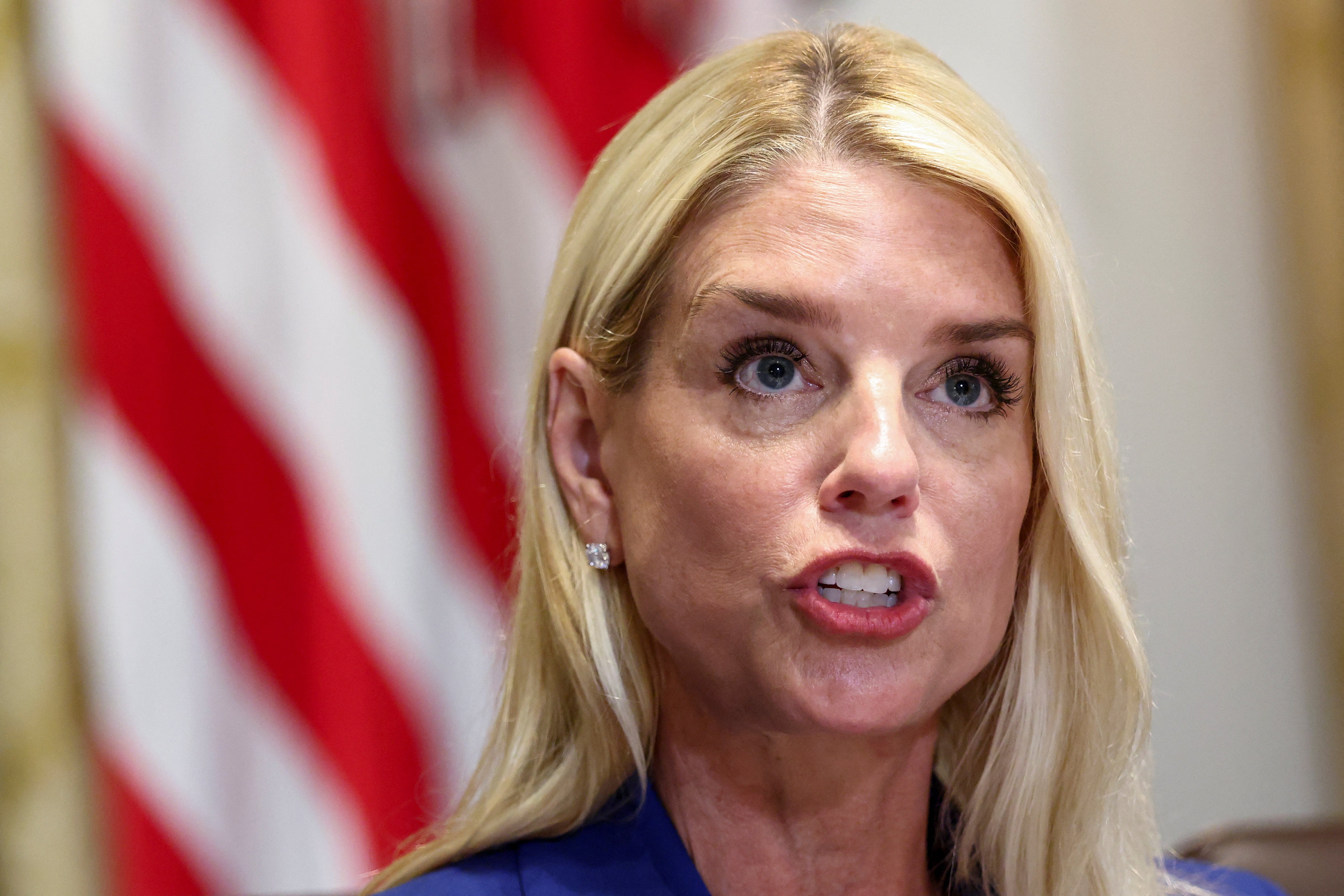 Attorney General Pam Bondi tries to explain the missing minute from Epstein prison video