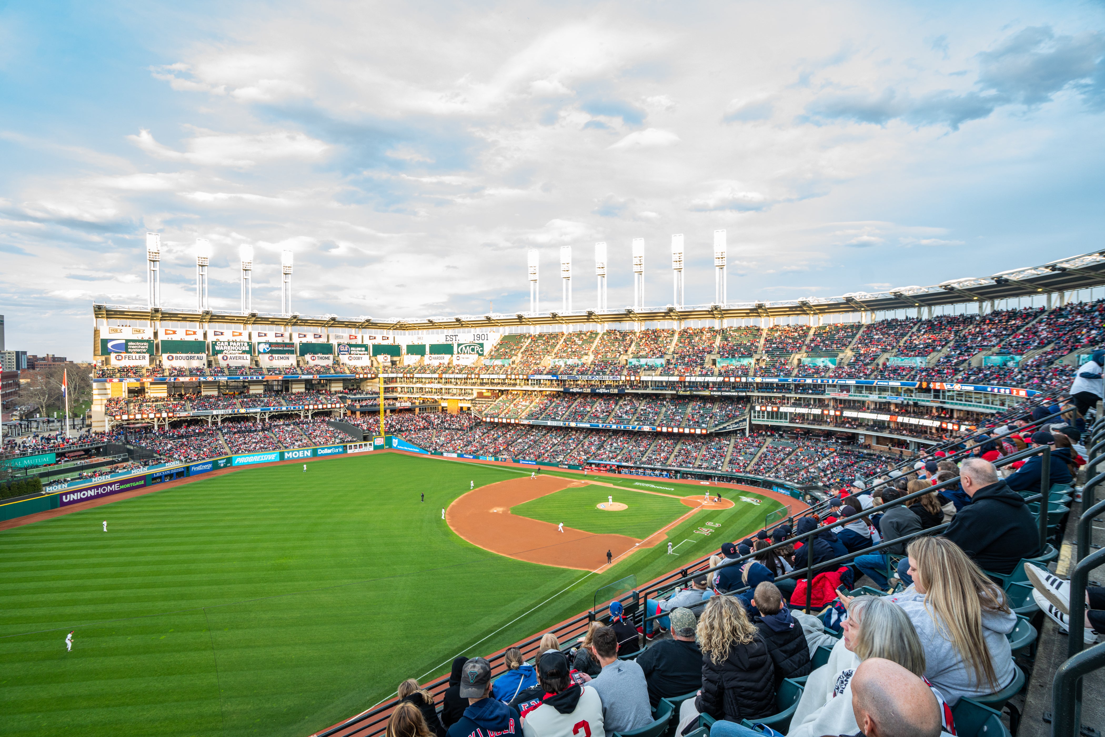 The Kid from Krypton faces down his enemies at the Progressive Field stadium