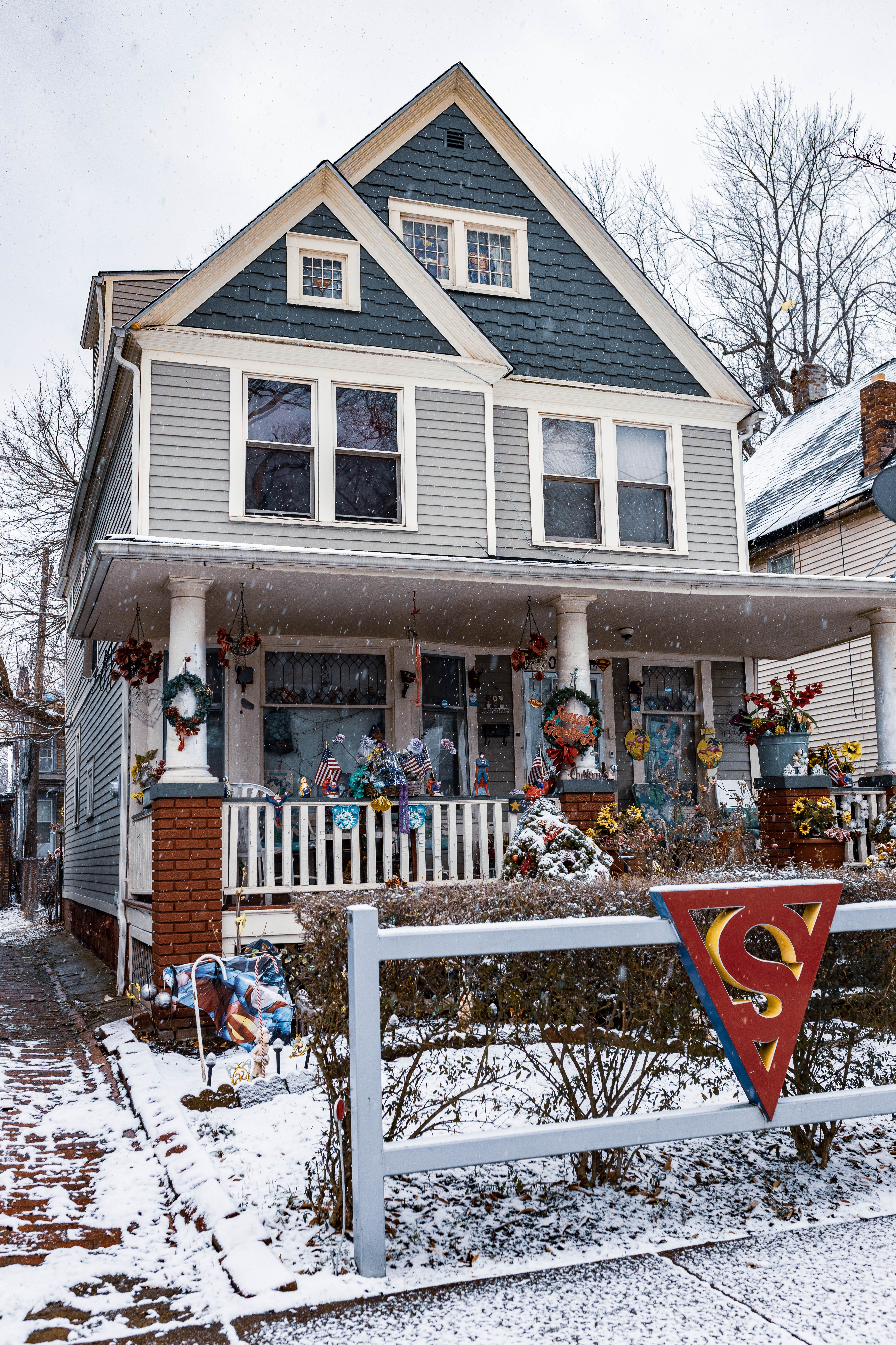 Birthplace of a hero: 10622 Kimberly Ave, where in 1932 18-year-old Jerry Siegel invented the Man of Steel
