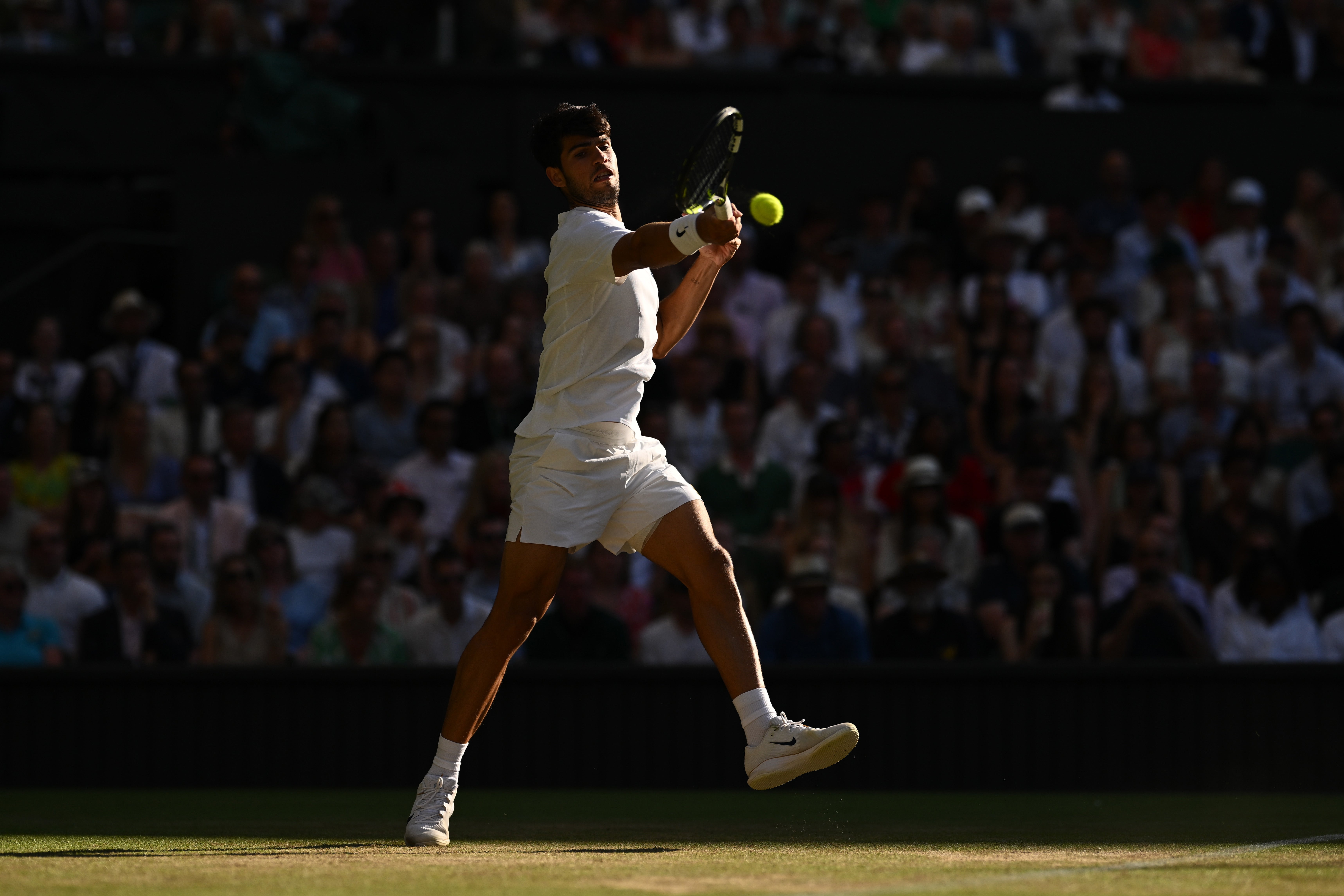 Alcaraz was in fine form as he reached the Wimbledon semi-finals