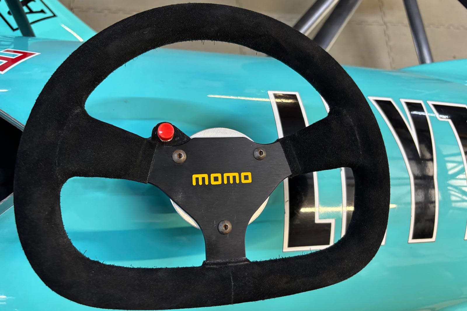 A steering wheel similar to the one pictured was stolen from the 1990 Leyton House CG901 on Friday (Russell Sheppard/PA)