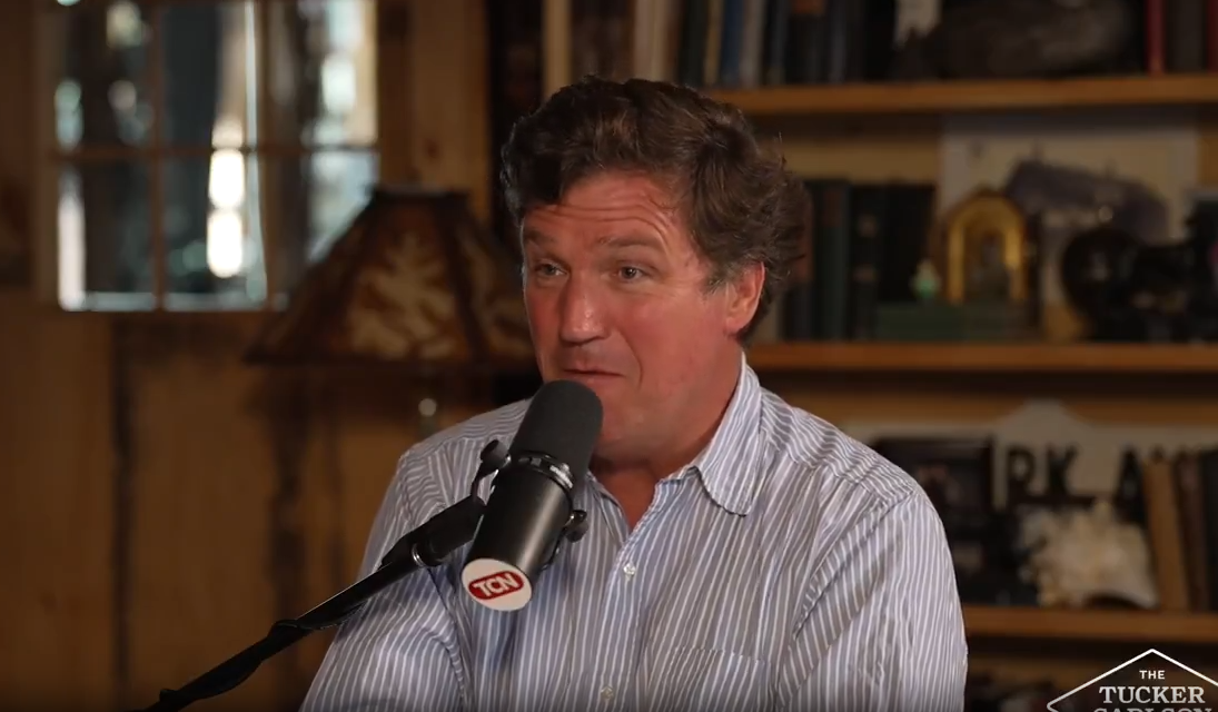 Tucker Carlson claims that it is "obvious" that Attorney General Pam Bondi is "covering up" details that show Jeffrey Epstein was involved with American and Israeli intelligence.