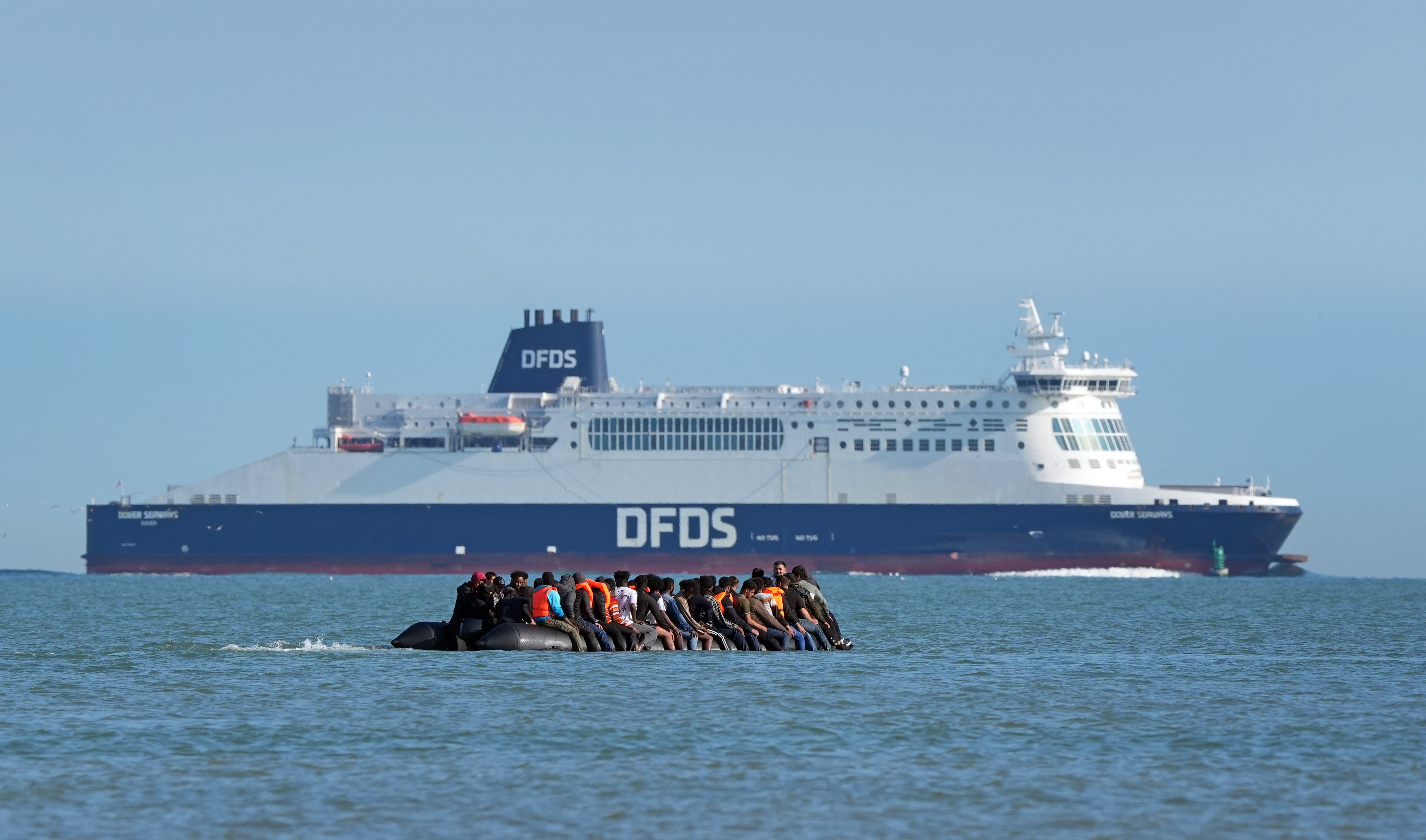 More than 21,000 migrants have so far crossed the Channel in small boats this year (Gareth Fuller/PA)