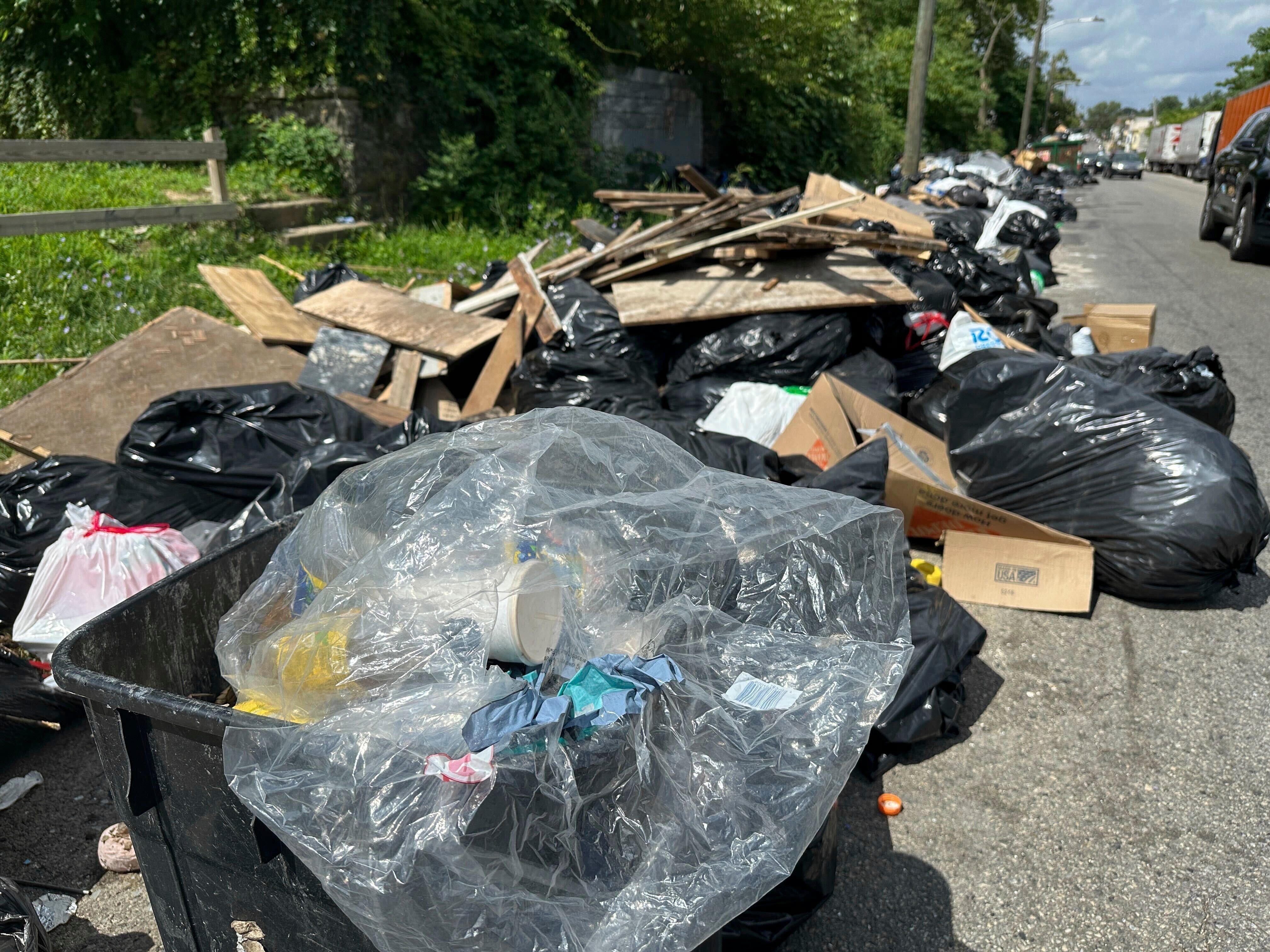 Residents and city officials alike in Philadelphia said some were ignoring new trash rules and illegally dumping at city trash collection centers