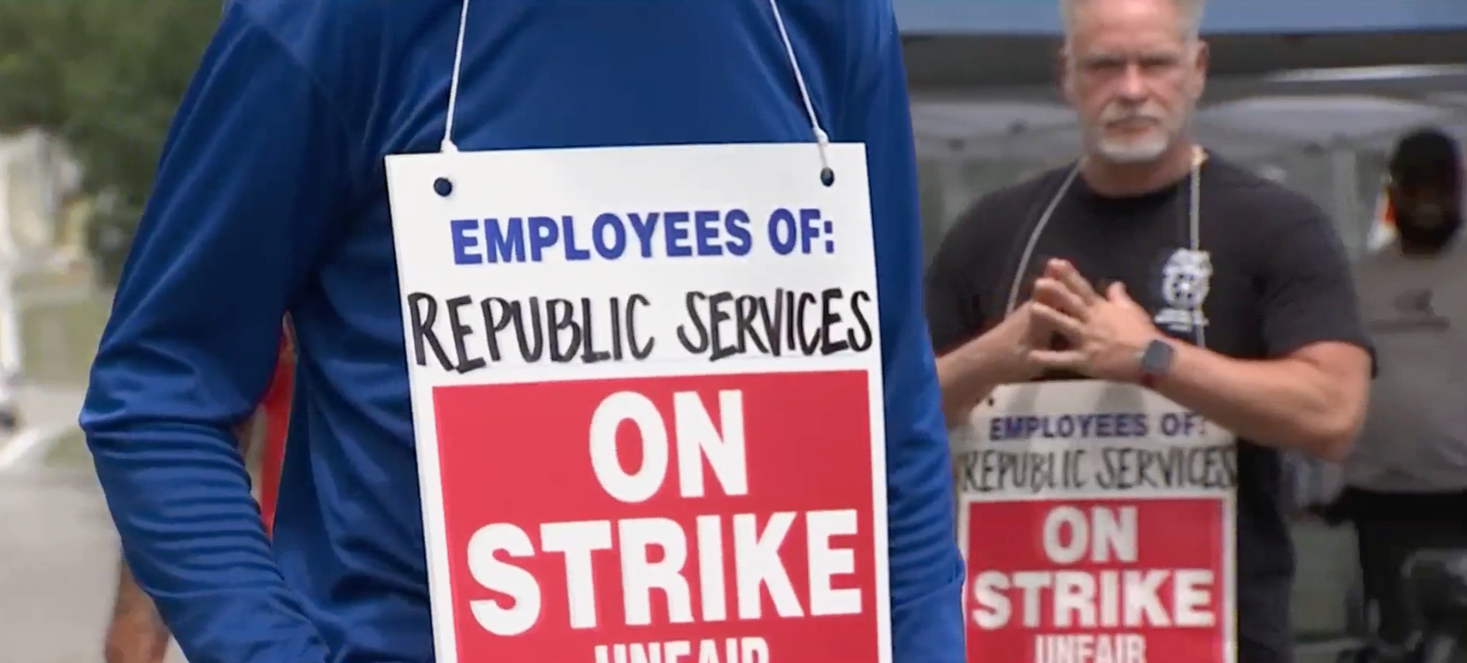 Boston-area Teamsters working for Republic Services say they’re seeking comparable wages to other local firms
