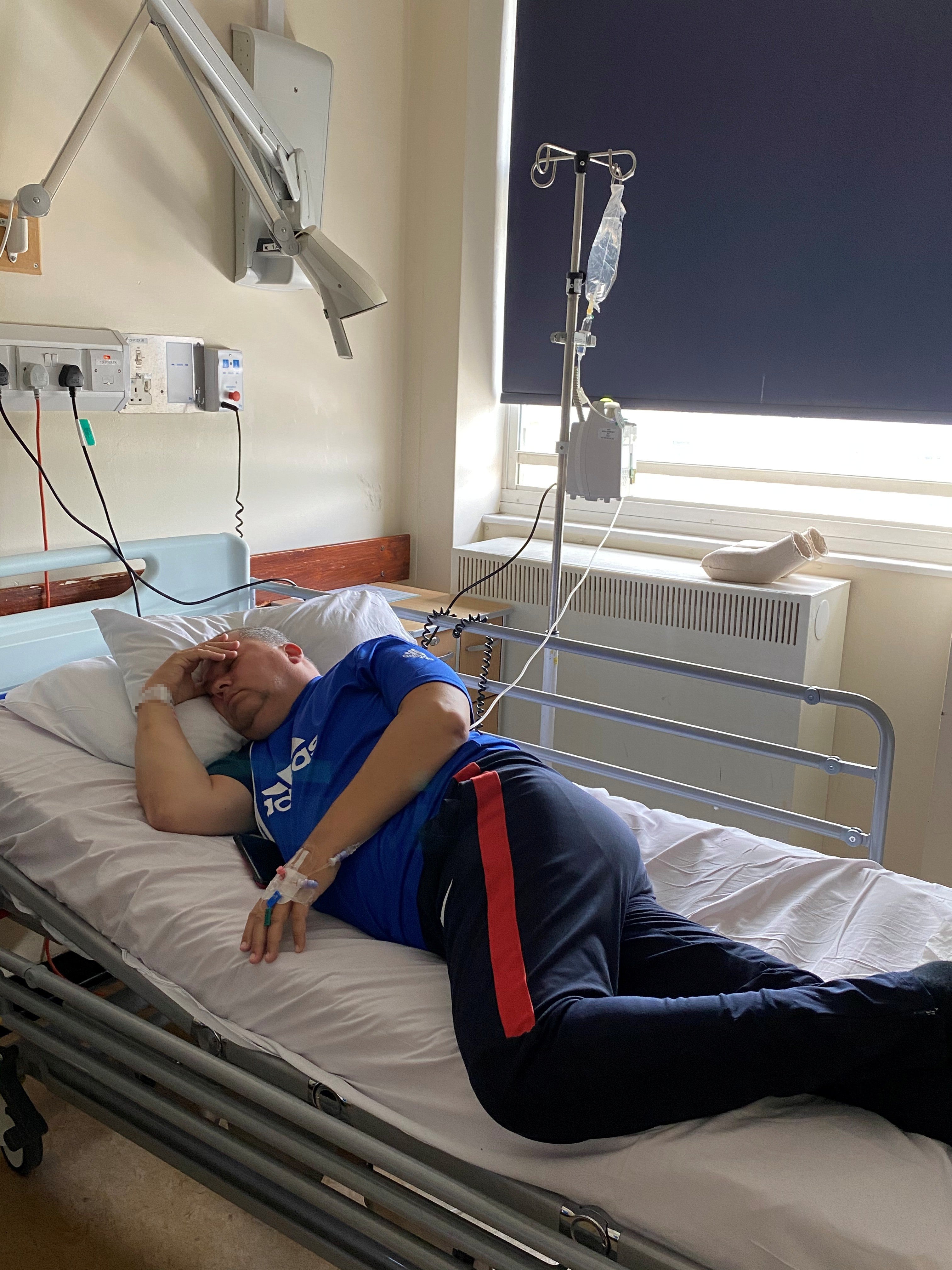 Mart no hospital por causa do coágulo sanguíneo