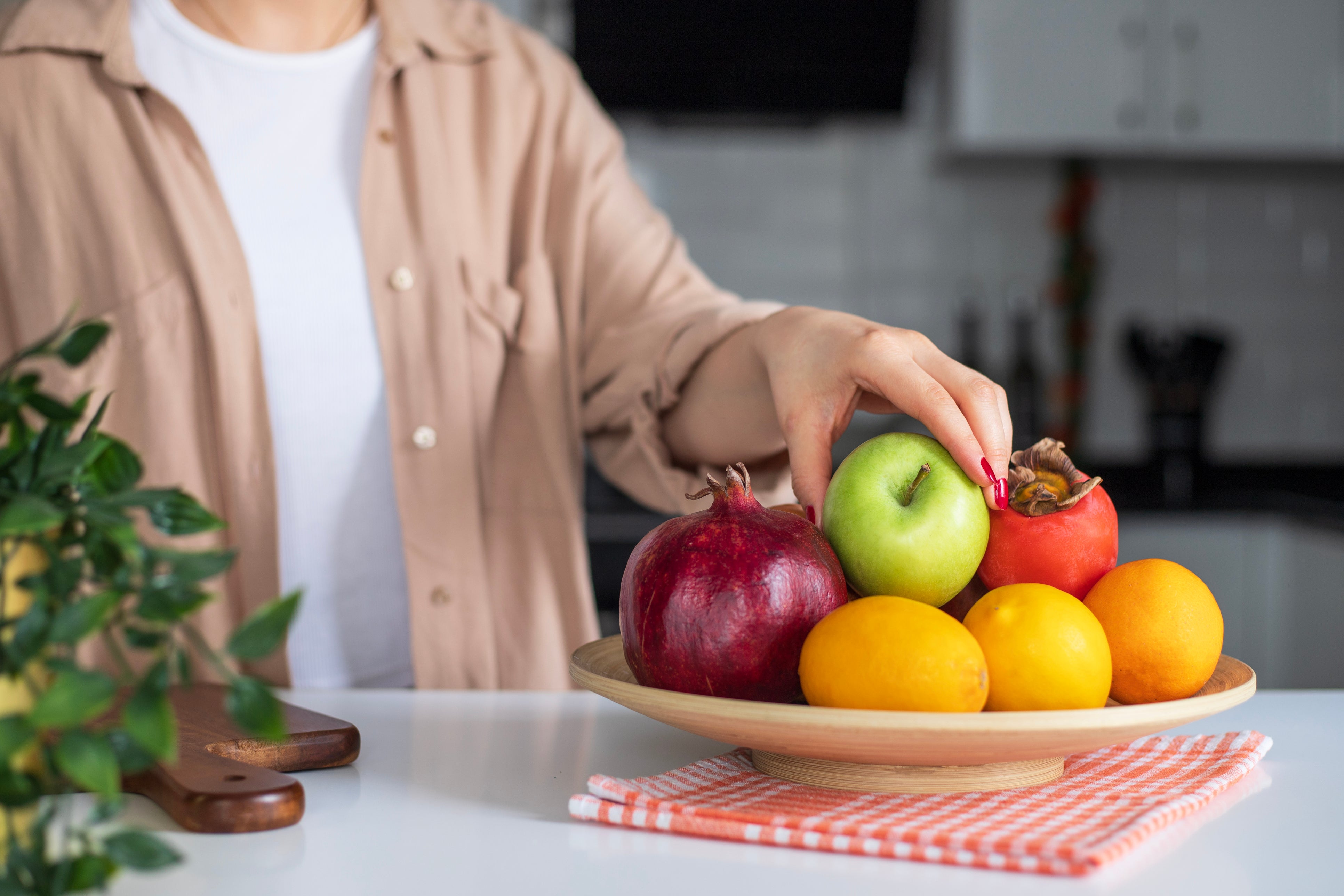 Fibras de inverno podem ser encontradas em frutas, como maçãs e bagas
