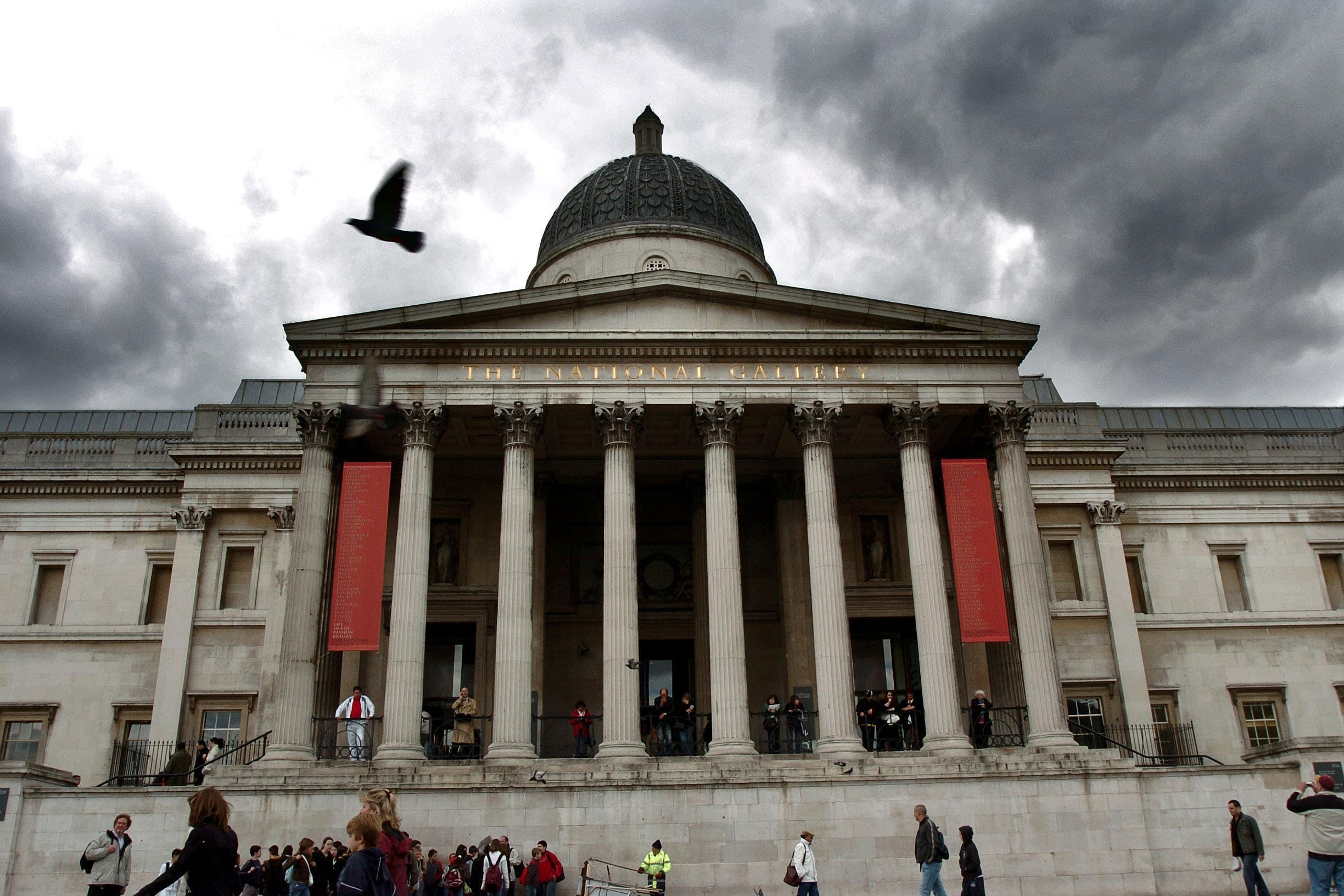 The National Gallery, Trafalgar Square (Ian Nicholson/PA)
