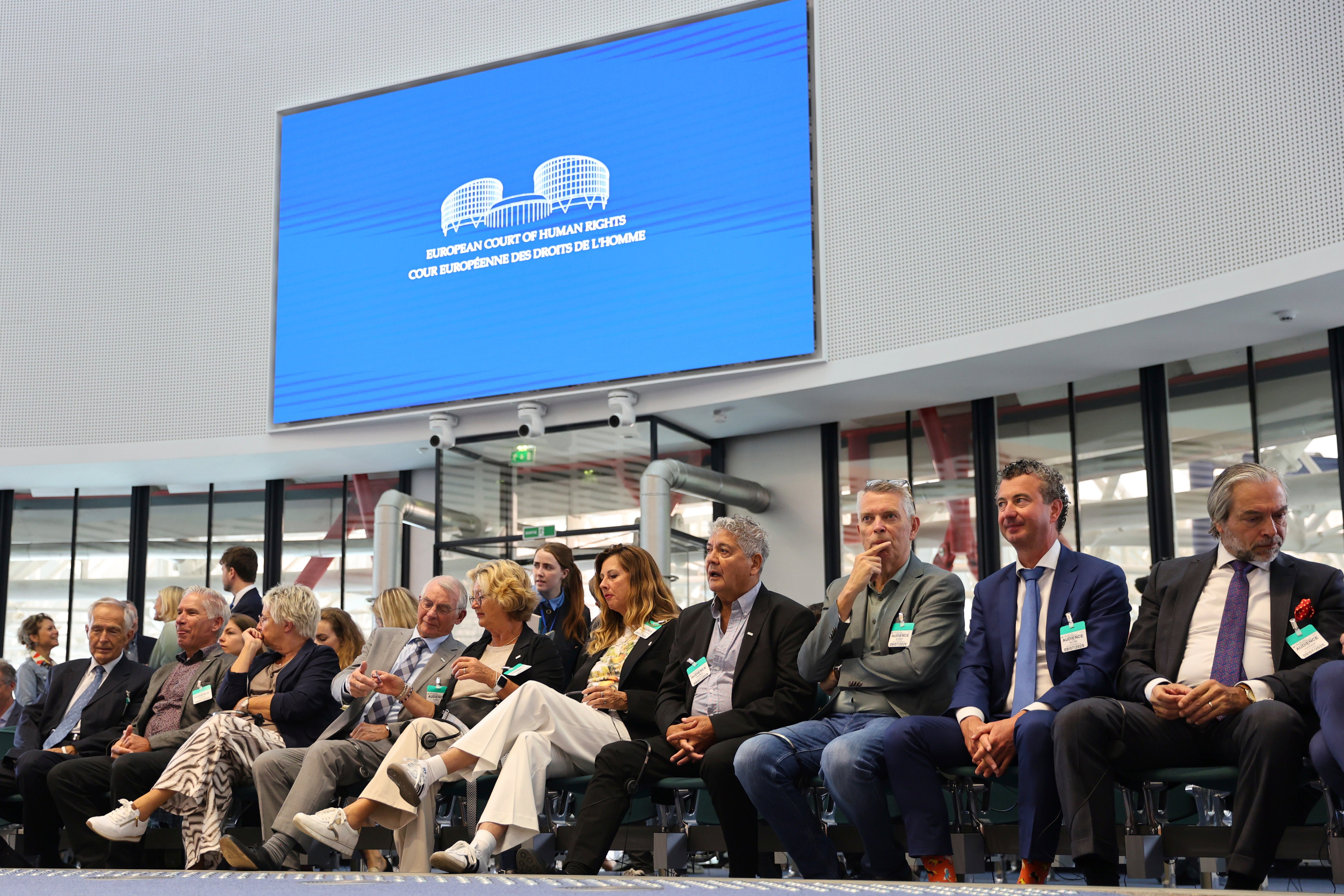 Plaintiffs sit in the European Court of Human Rights before it issues a landmark set of rulings about alleged Russian violations in Ukraine since 2014