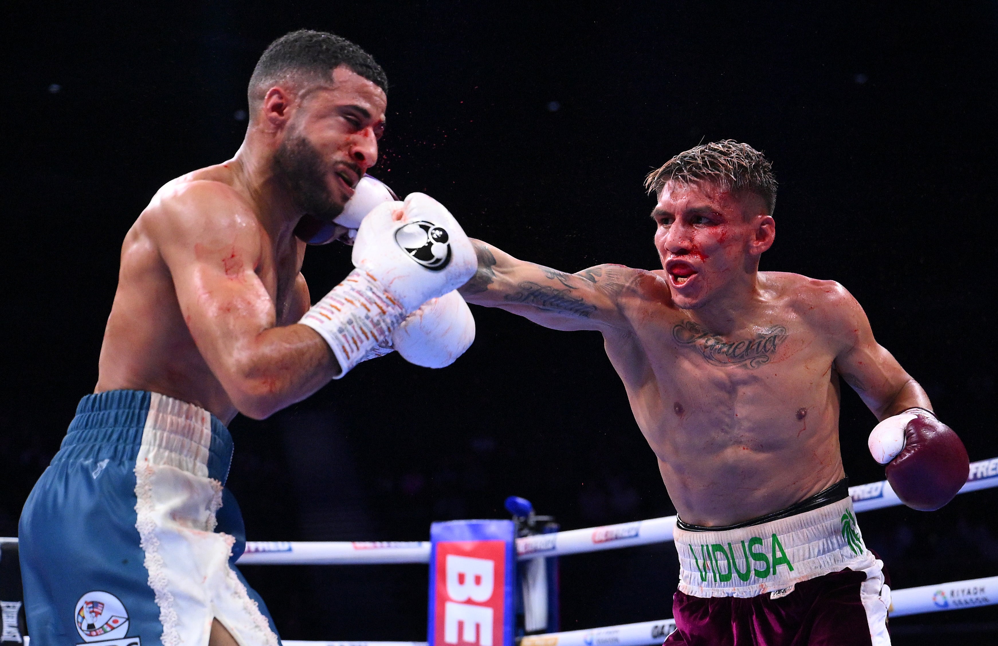Francisco Rodriguez (right) during his win over Galal Yafai