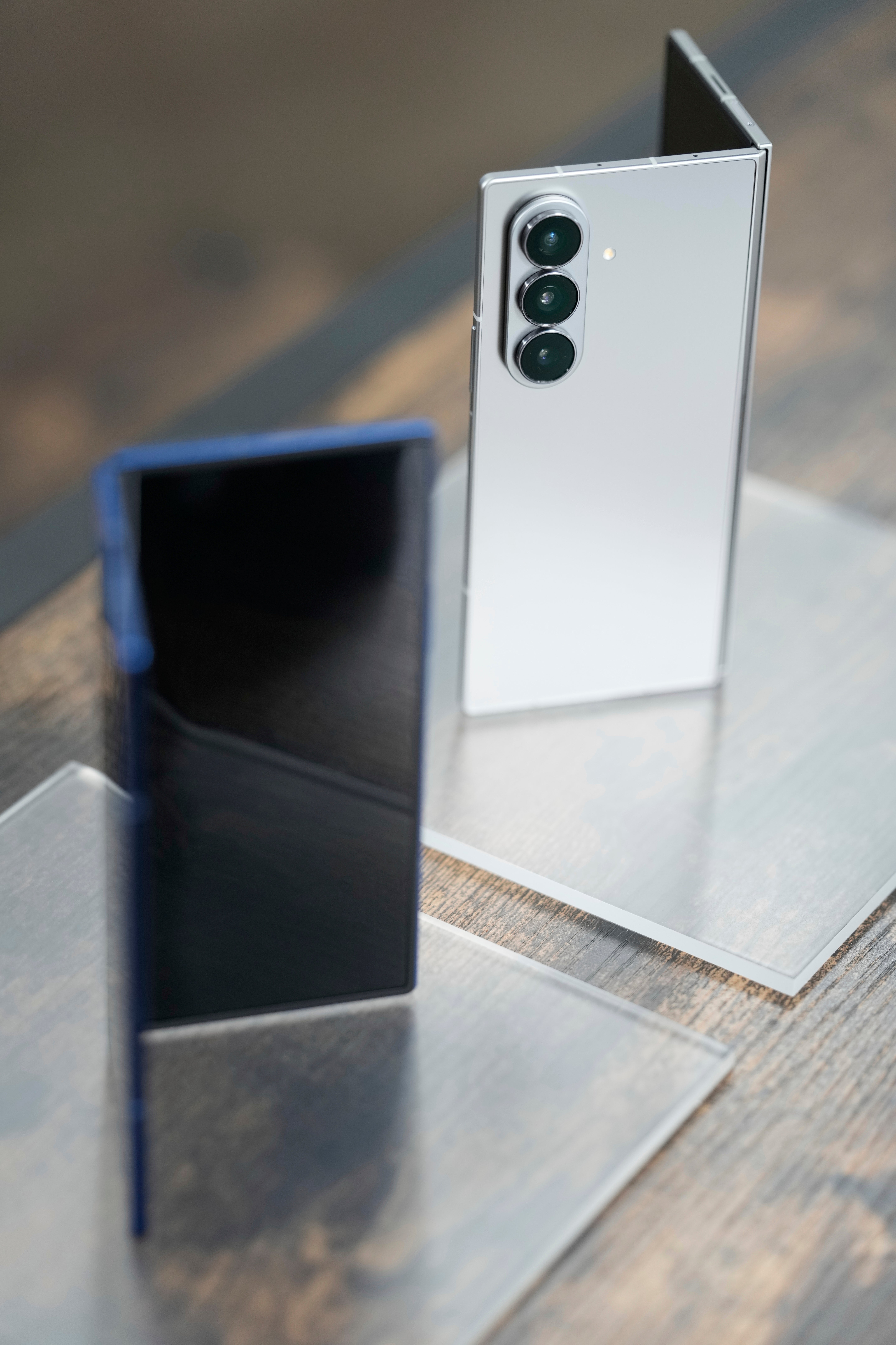 The new Galaxy Z Fold 7 is displayed during a Samsung preview event in New York, Monday, 7 July, 2025