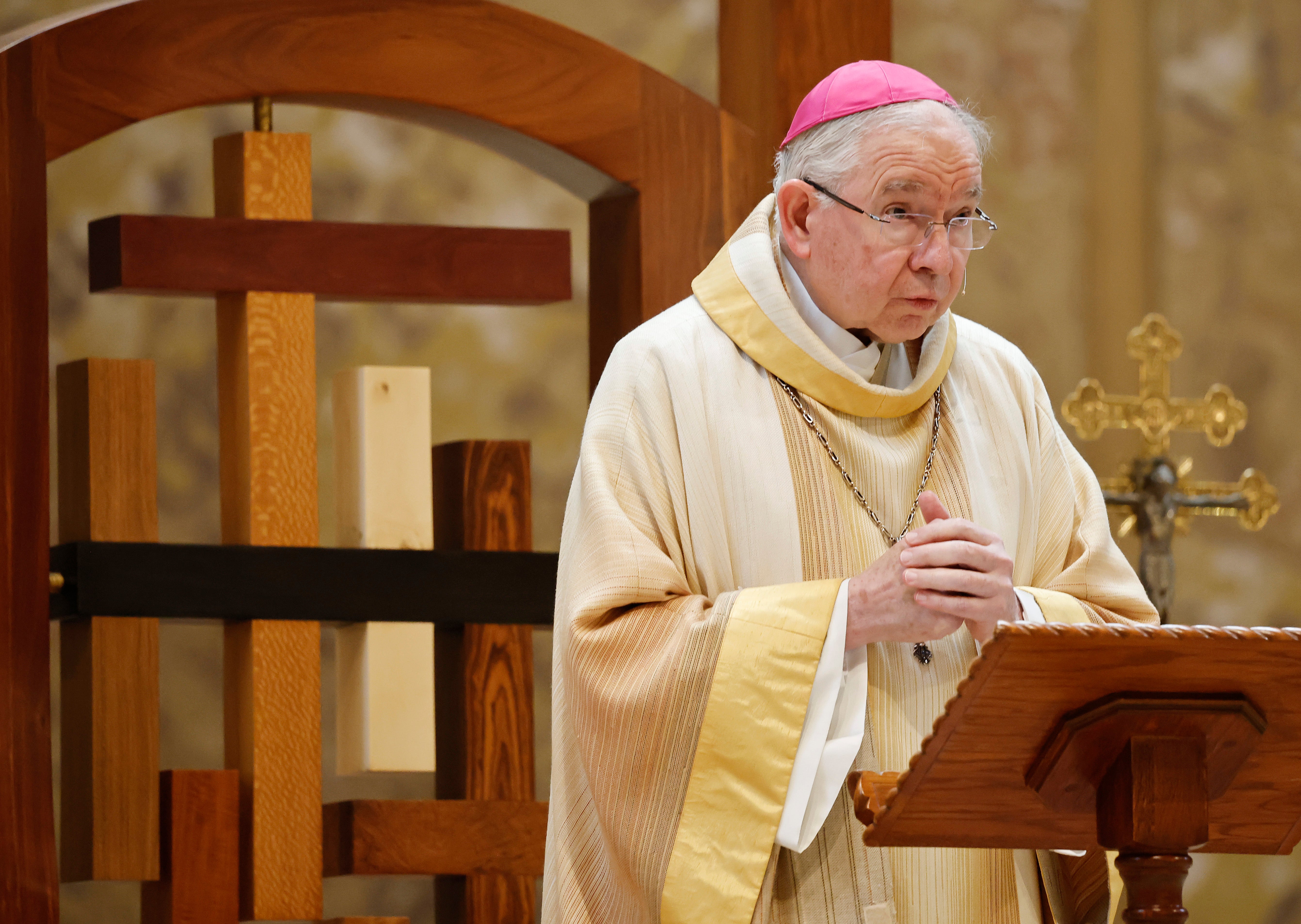 Los Angeles Archbishop Jose Gomez has also warned against ‘cruel and arbitrary outcomes’ as a result of the Trump administration’s immigration policy, which is forcing Catholic leaders across the country to grapple with the president’s agenda