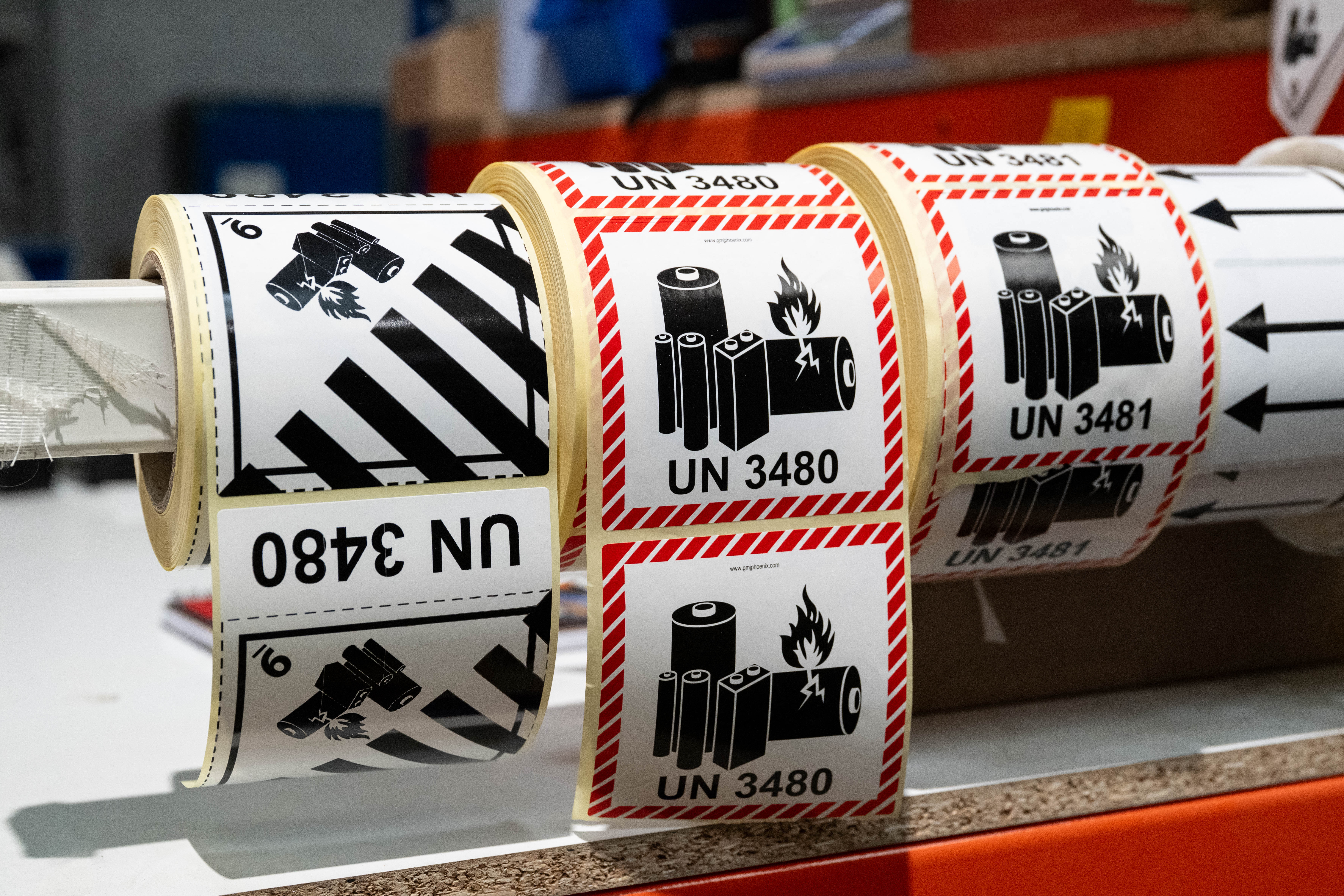 The National Fire Protection Association recommends that people do not throw lithium-ion batteries in garbage