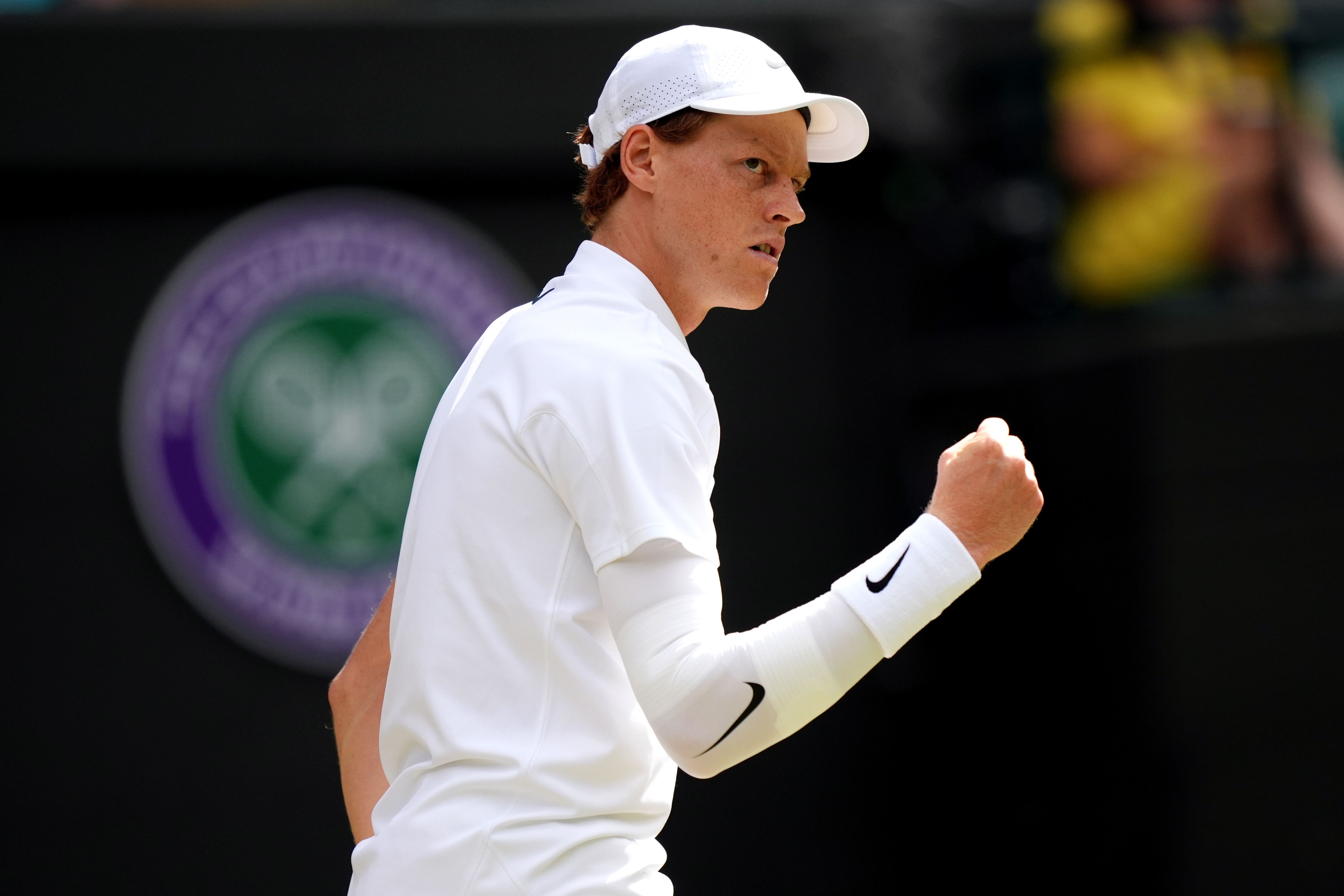 Jannik Sinner is through to the semi-finals (Ben Whitley/PA)