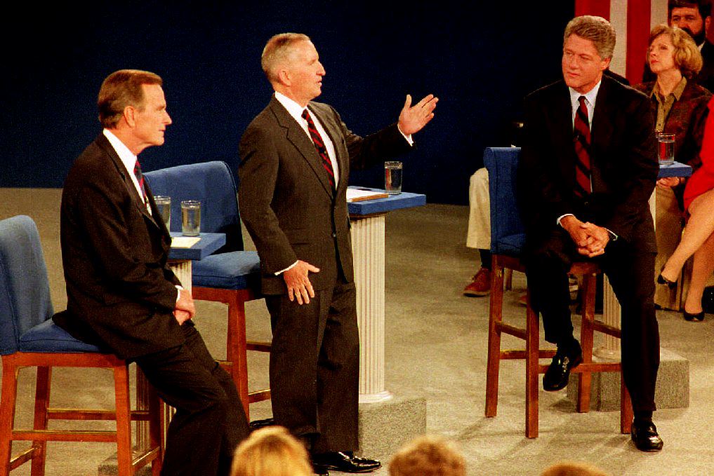 Ross Perot garnered about 19 percent of the popular vote in 1992 running as an independent candidate for president