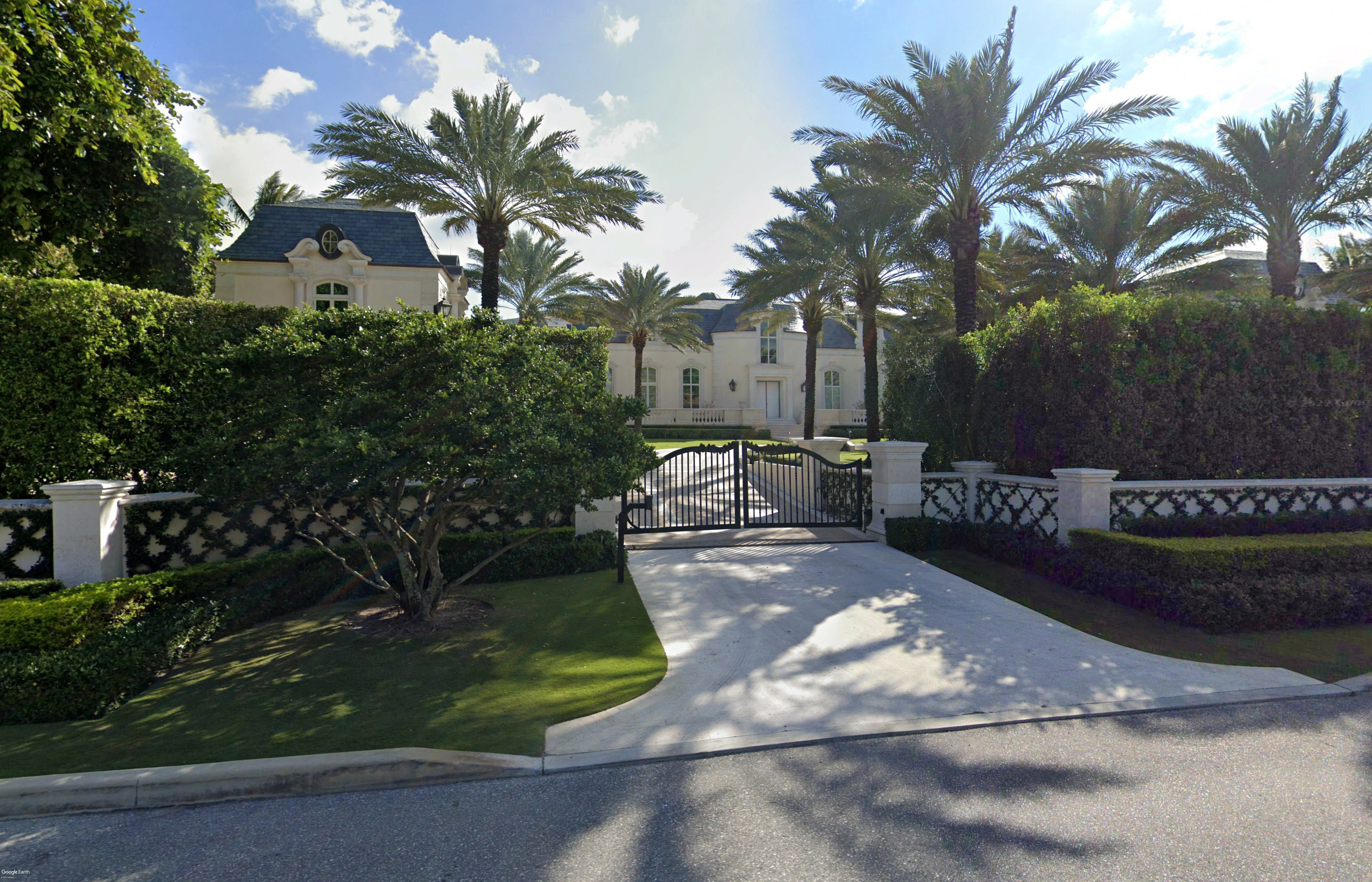 The home located at 1066 N. Ocean Blvd is a Mediterranean style mansion