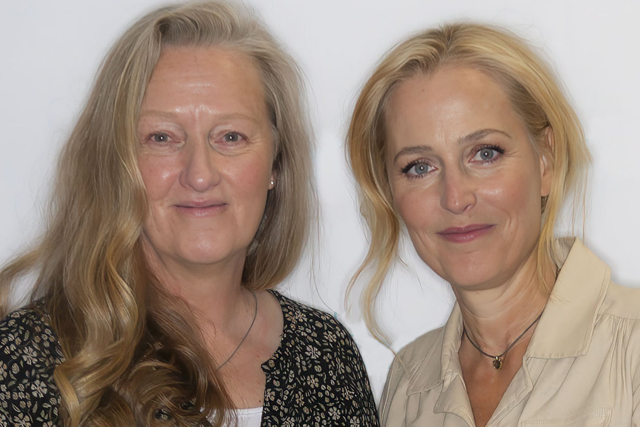 Raynor Winn and Gillian Anderson promote the film adaptation of the now scandal-plagued ‘The Salt Path’ in April