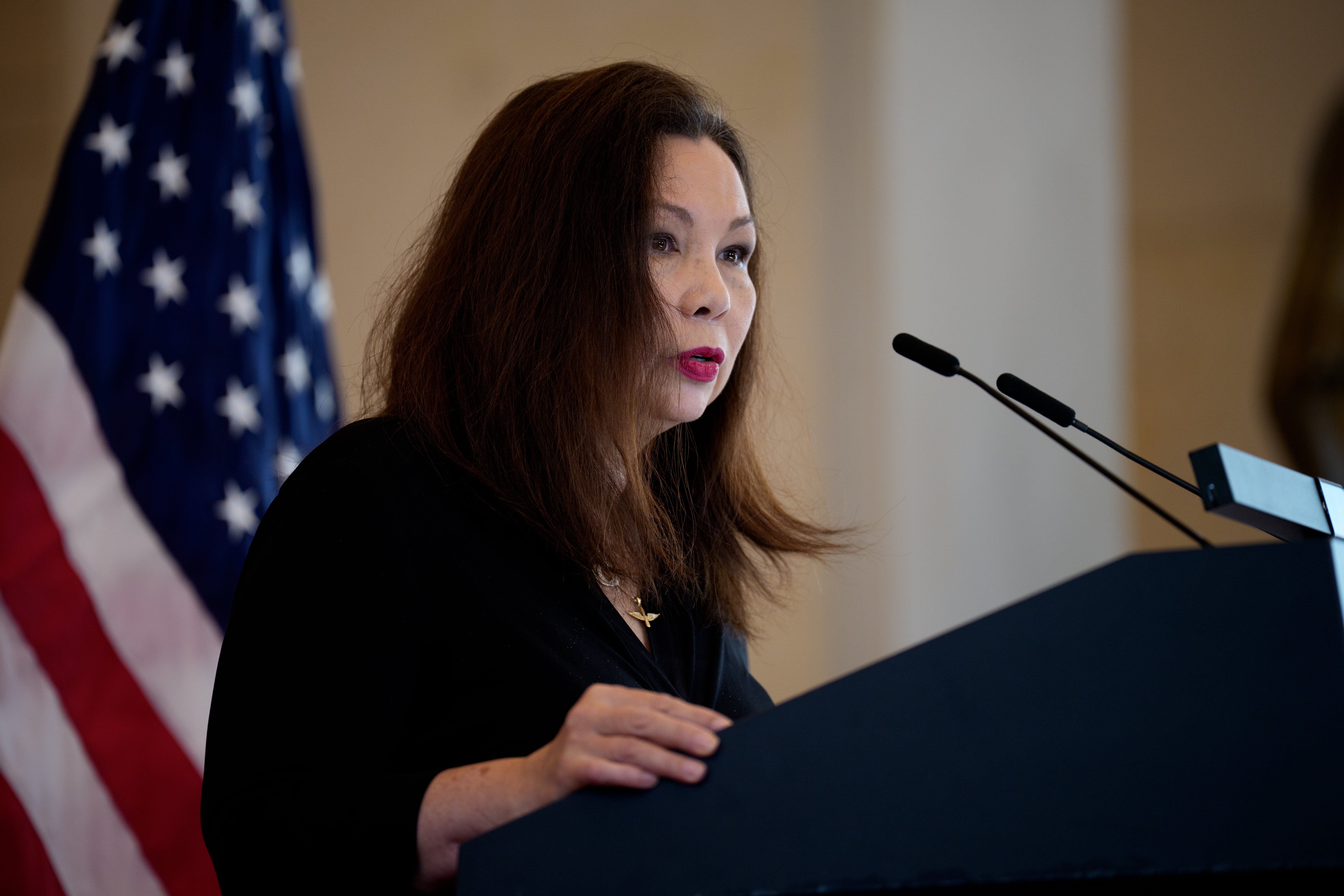 Senator Tammy Duckworth is calling on Speaker Mike Johnson to drop his opposition to expanding IVF support for military families, which she says both Democrats and Republicans support