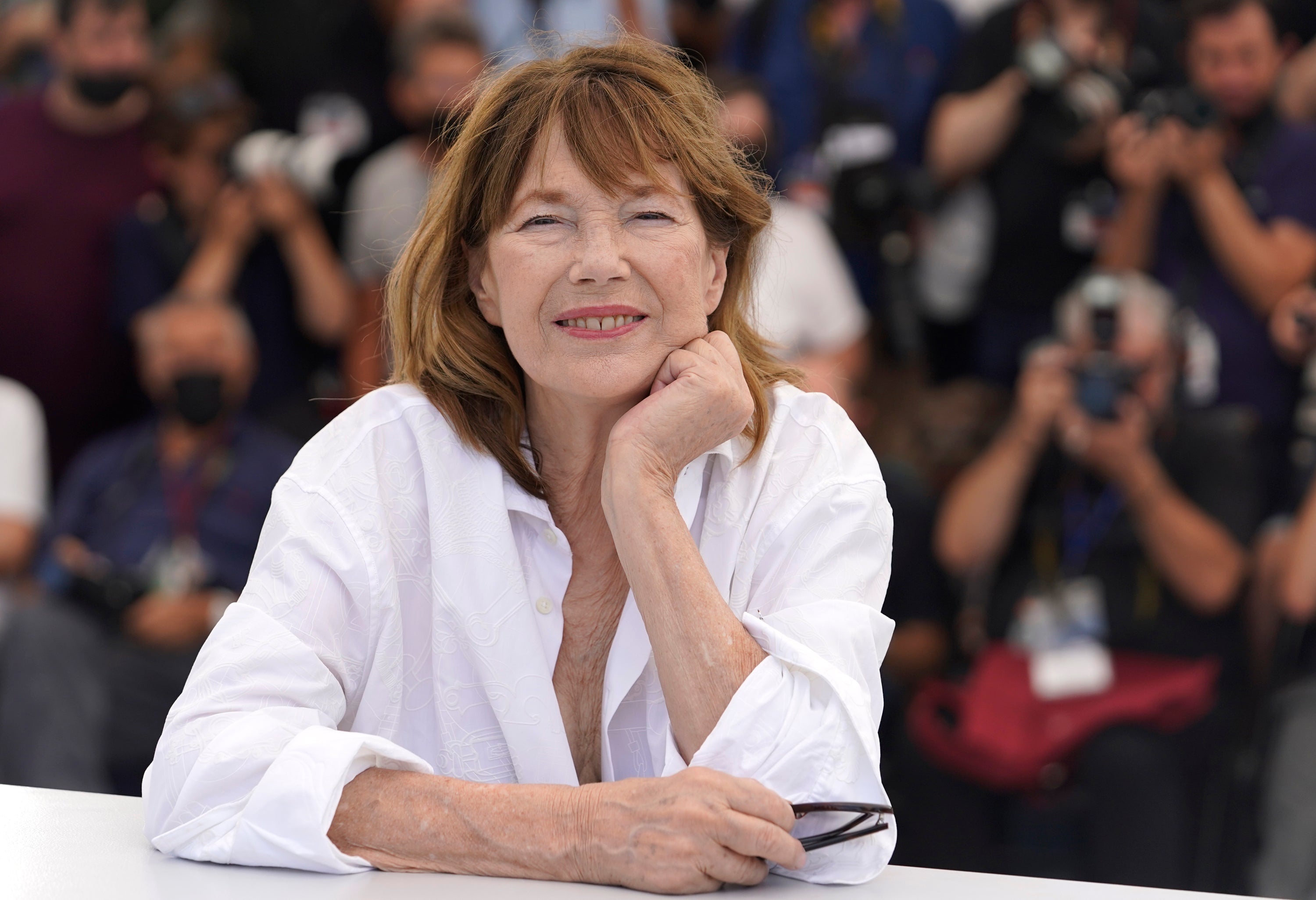 <p>Jane Birkin pictured at the Cannes Film Festival in 2021</p>