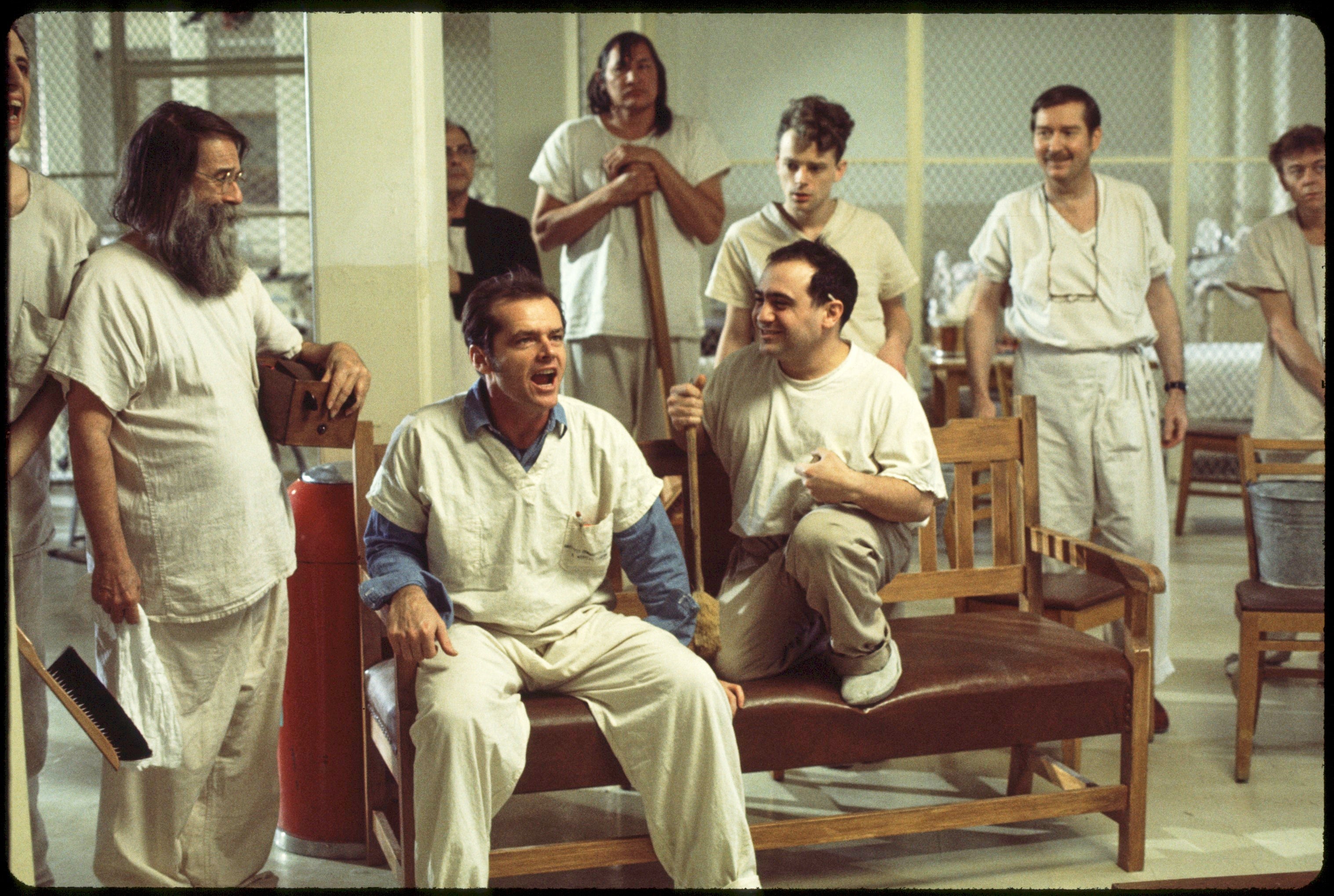 Jack Nicholson and Danny DeVito in ‘One Flew Over the Cuckoo’s Nest’