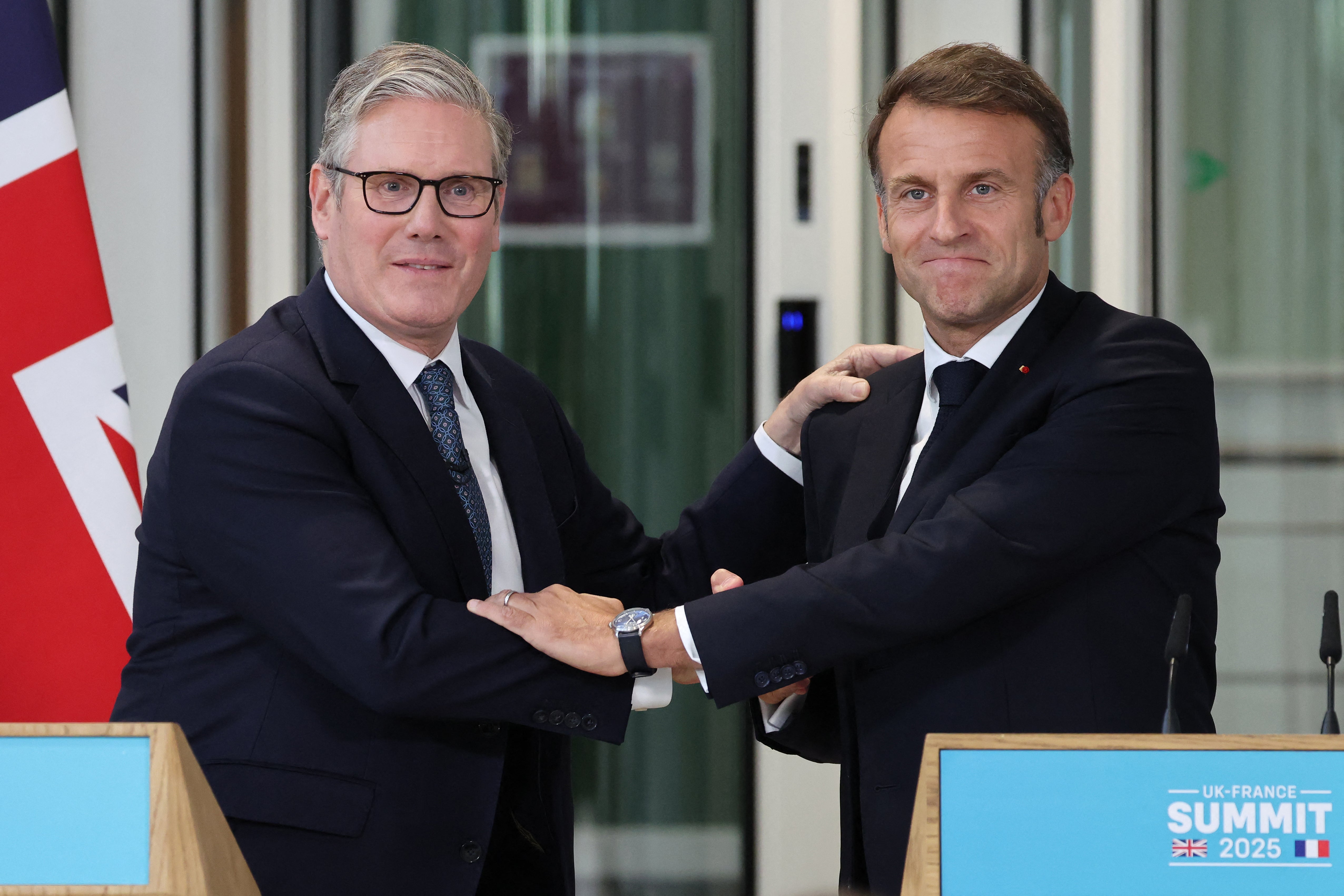 Sir Keir Starmer agreed a deal with French president Emmanuel Macron on Thursday to send some small boat migrants back to France