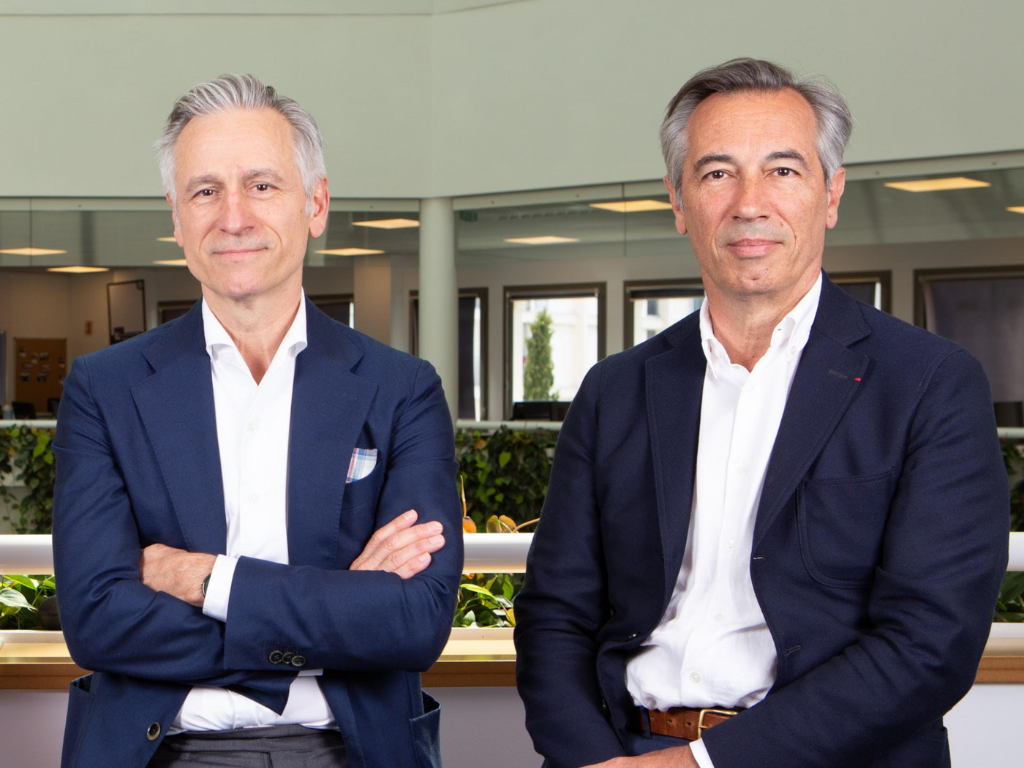 Image of Devoteam CEO, Stanislas de Bentzmann (l), with his brother Godefroy de Bentzmann (r)