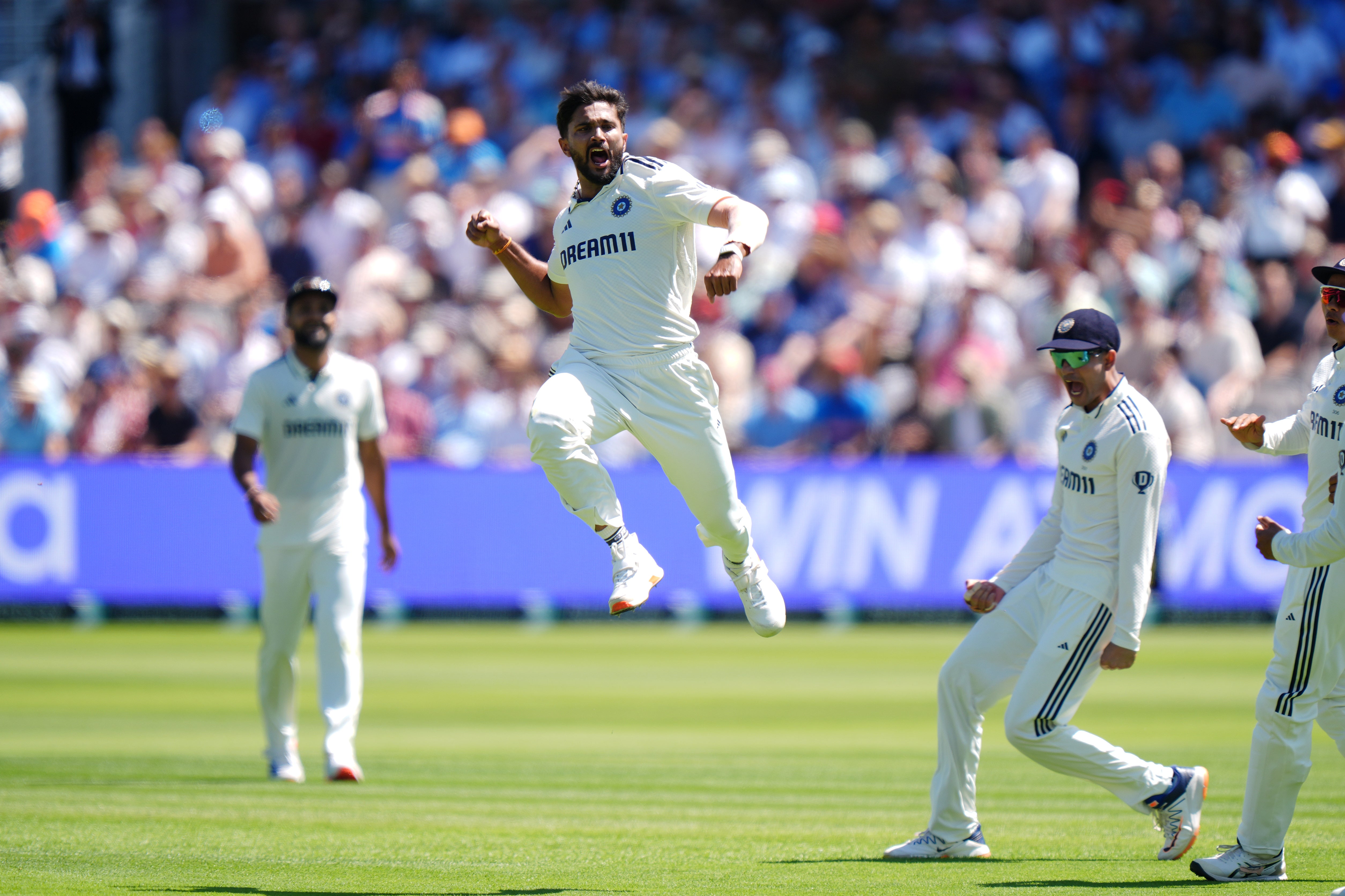 Nitish Kumar Reddy struck twice in his first over for India