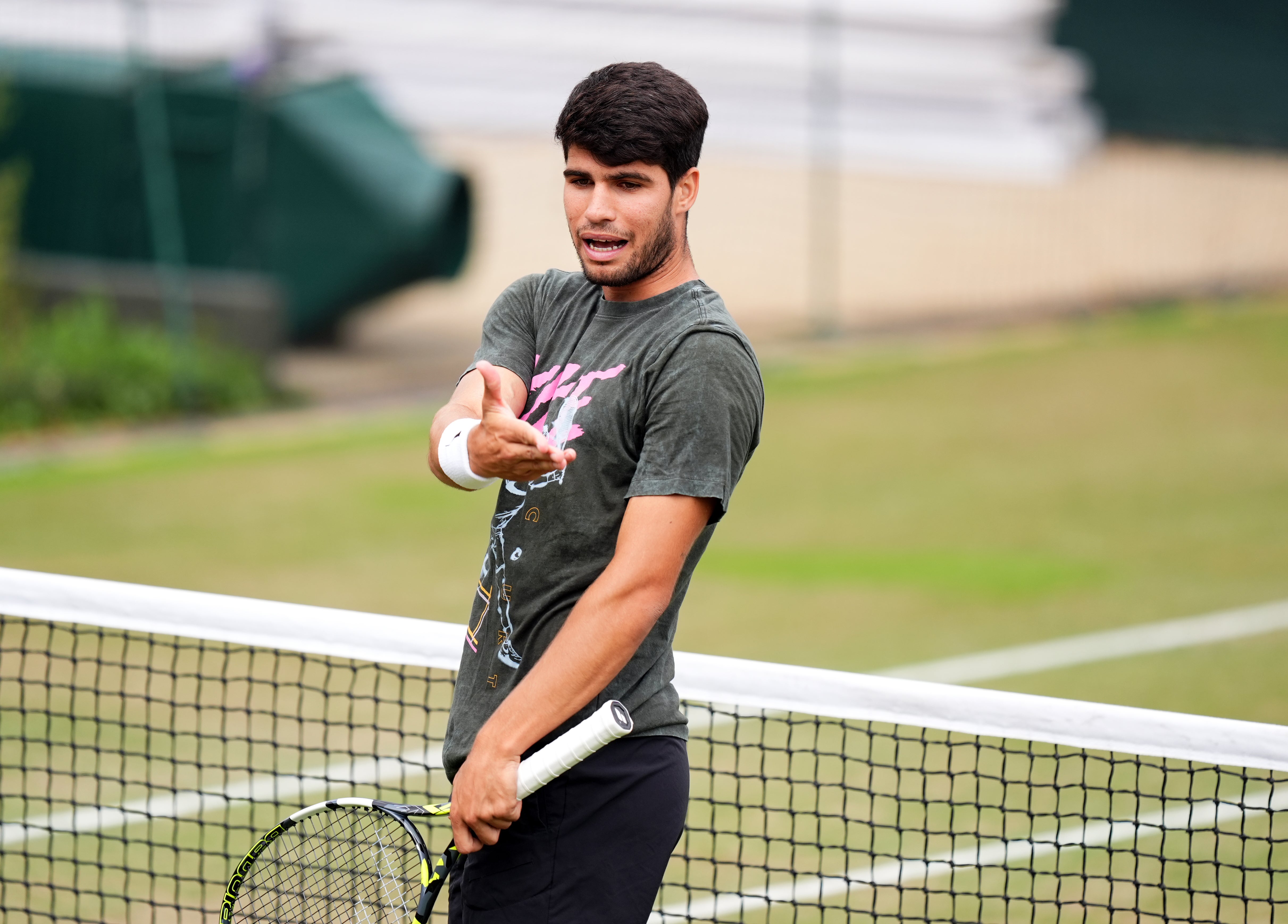 Carlos Alcaraz is eyeing a third straight Wimbledon title