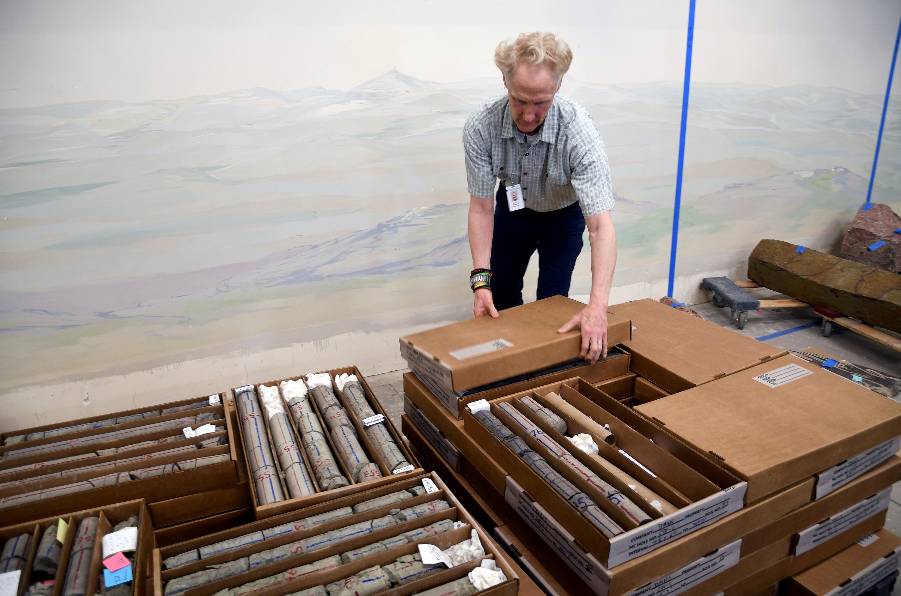 James Hagadorn, the museum’s curator of geology