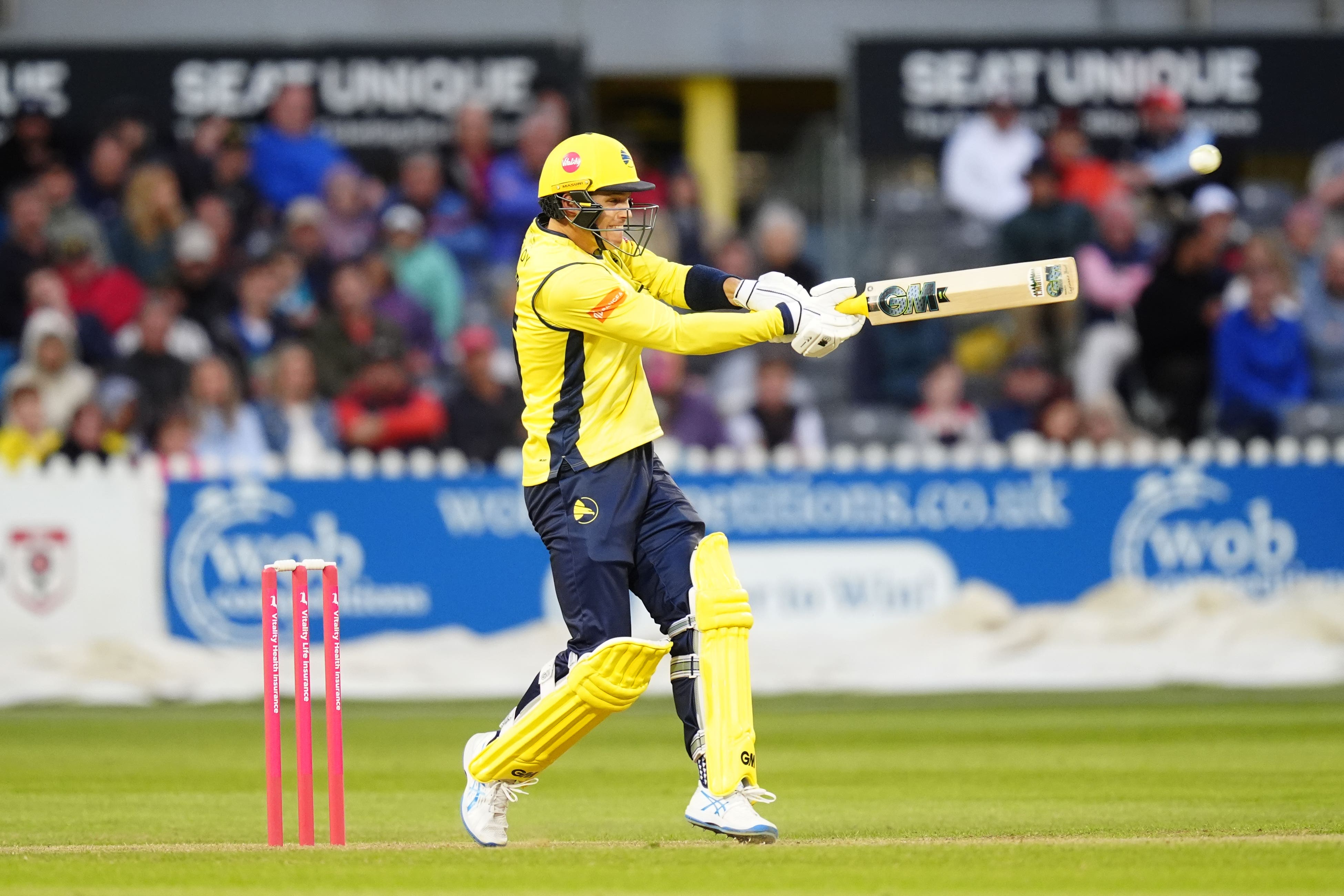 Toby Albert guided Hampshire to victory (David Davies/PA)