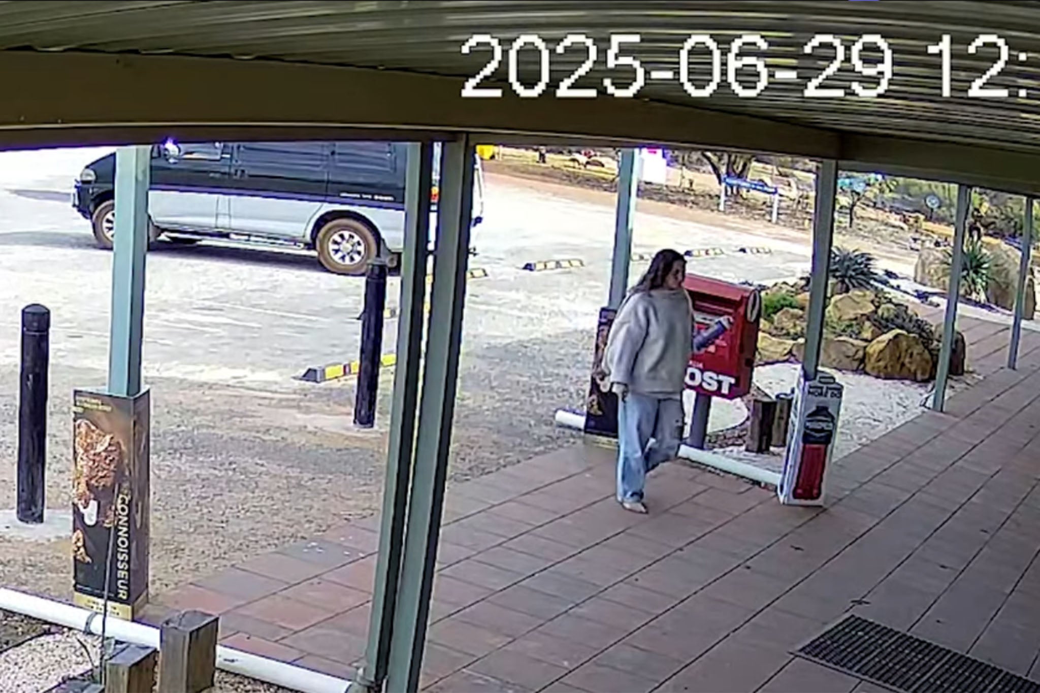 CCTV footage captured Wilga entering a general store in Beacon on 29 June
