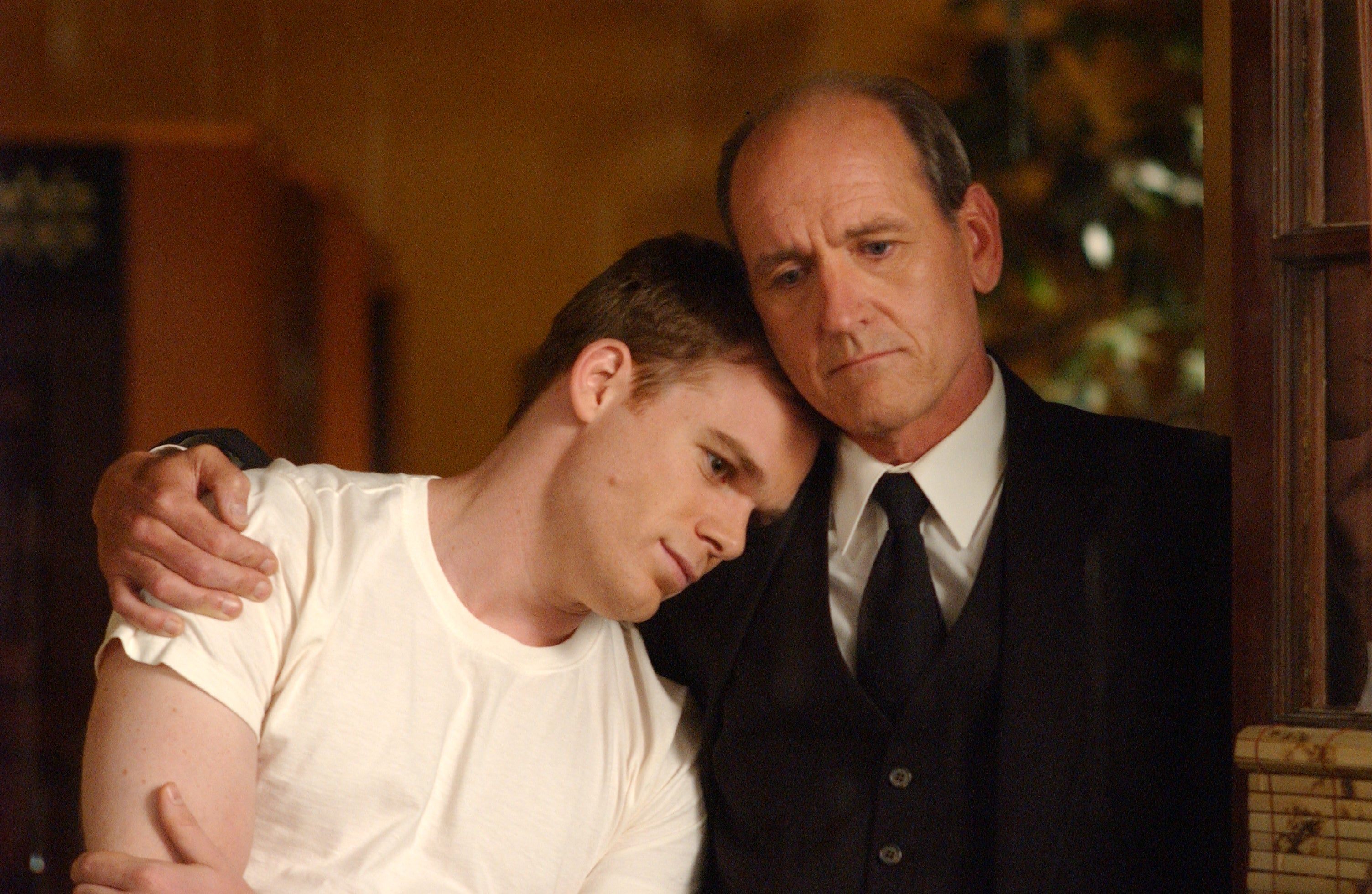 Adam Scott says losing role to Michael C Hall almost made him quit acting 5 Michael C. Hall and Richard Jenkins in 'Six Feet Under'