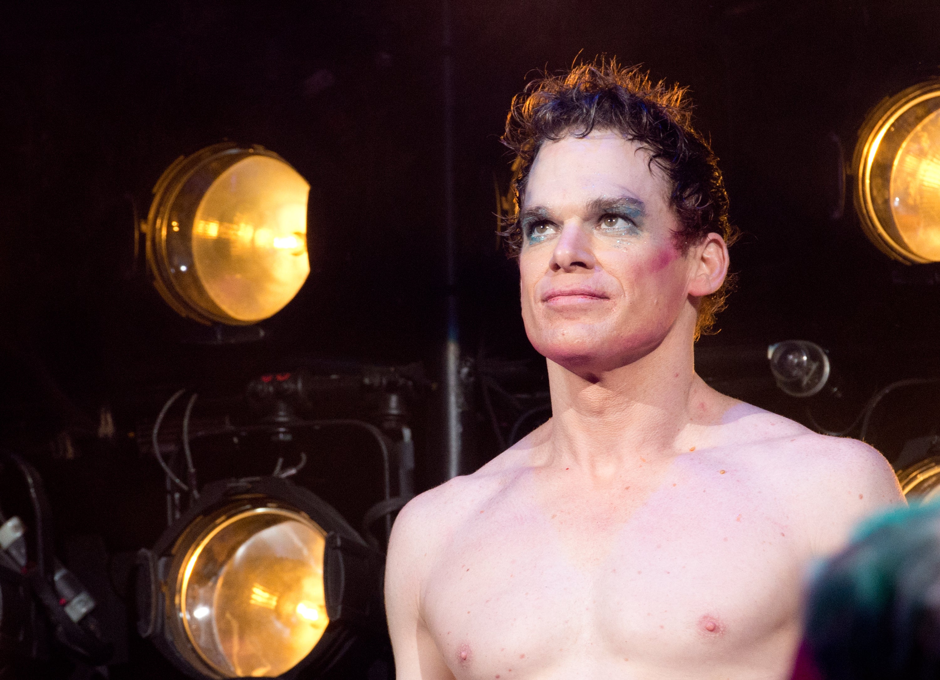 Michael C Hall in ‘Hedwig and the Angry Inch’ at the Belasco Theatre in 2014