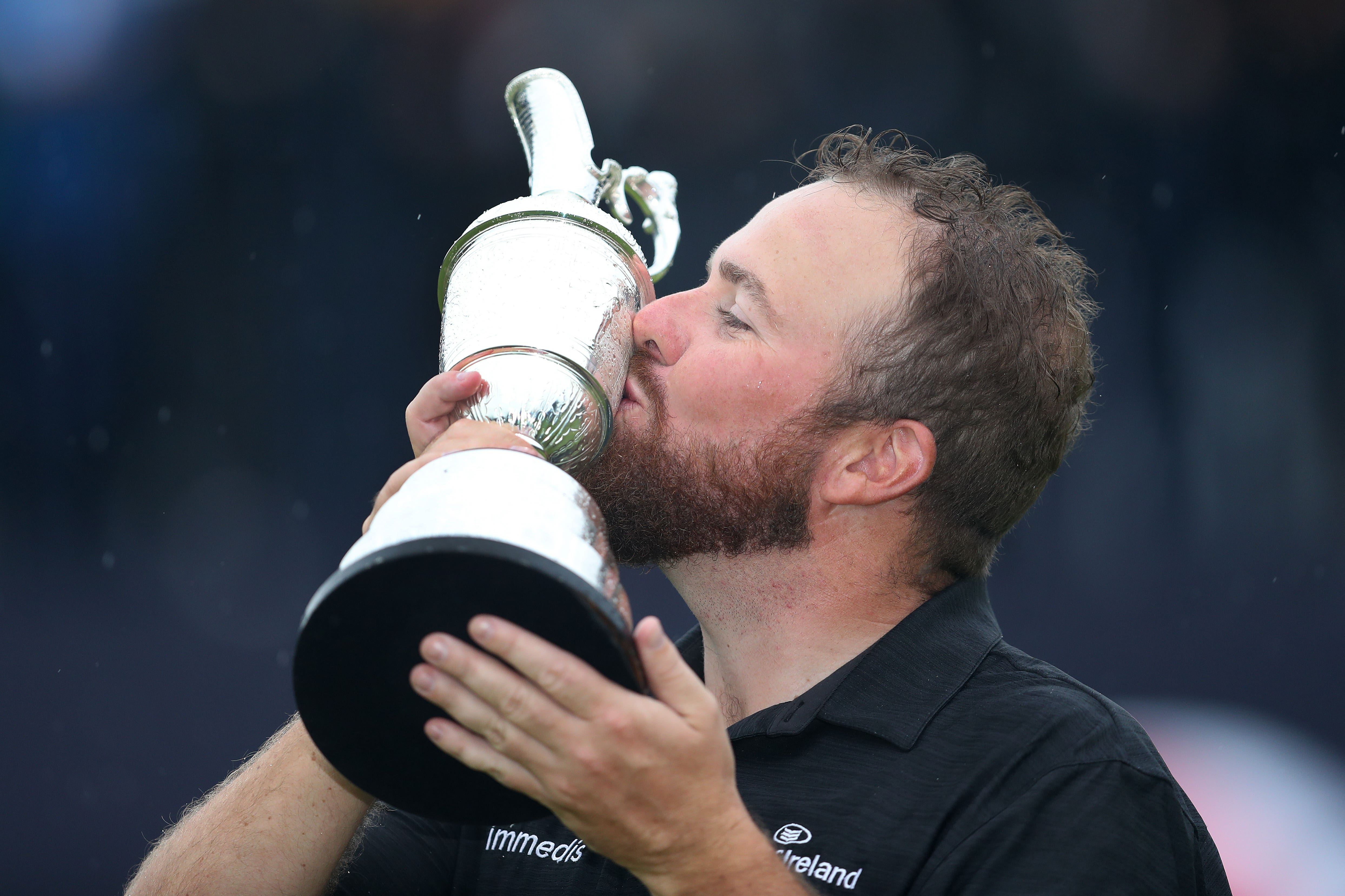 Shane Lowry celebrates with the Claret Jug after winning at Royal Portrush in 2019 (David Davies/PA)