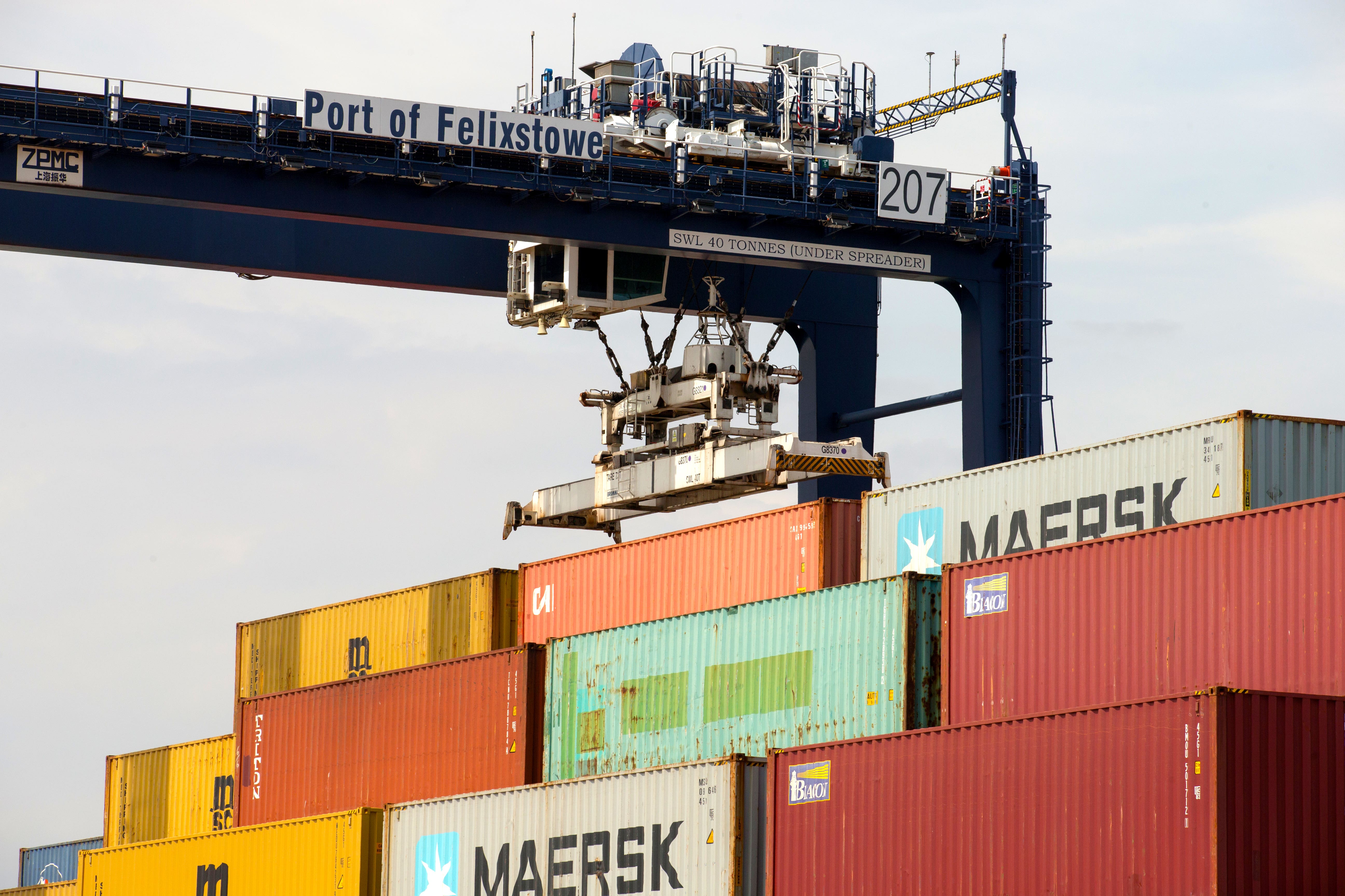 UK exports to the US returned to growth in May, official figures show (Steve Parsons/PA)