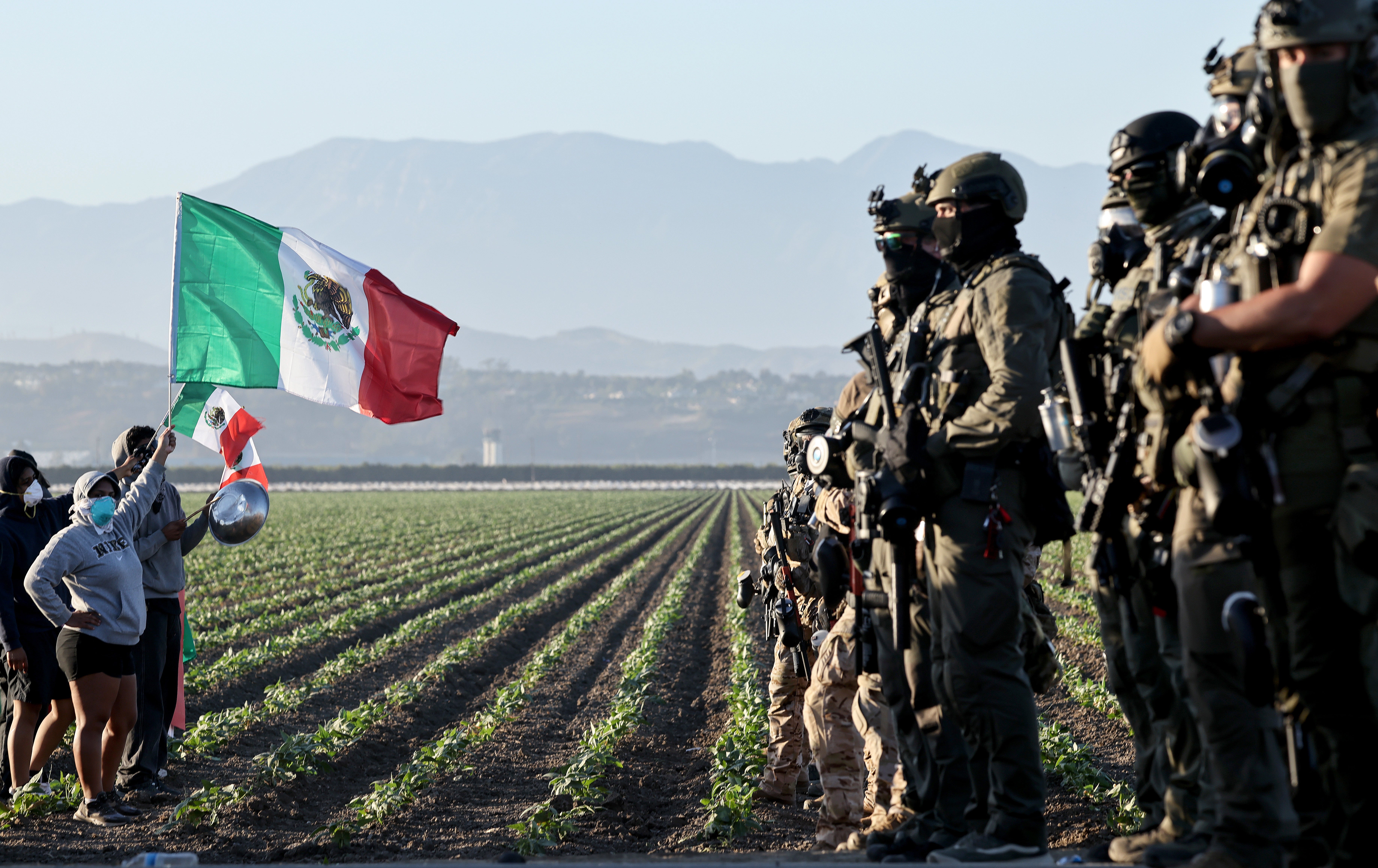 ICE raid at farm in Camaraillo sparks protests