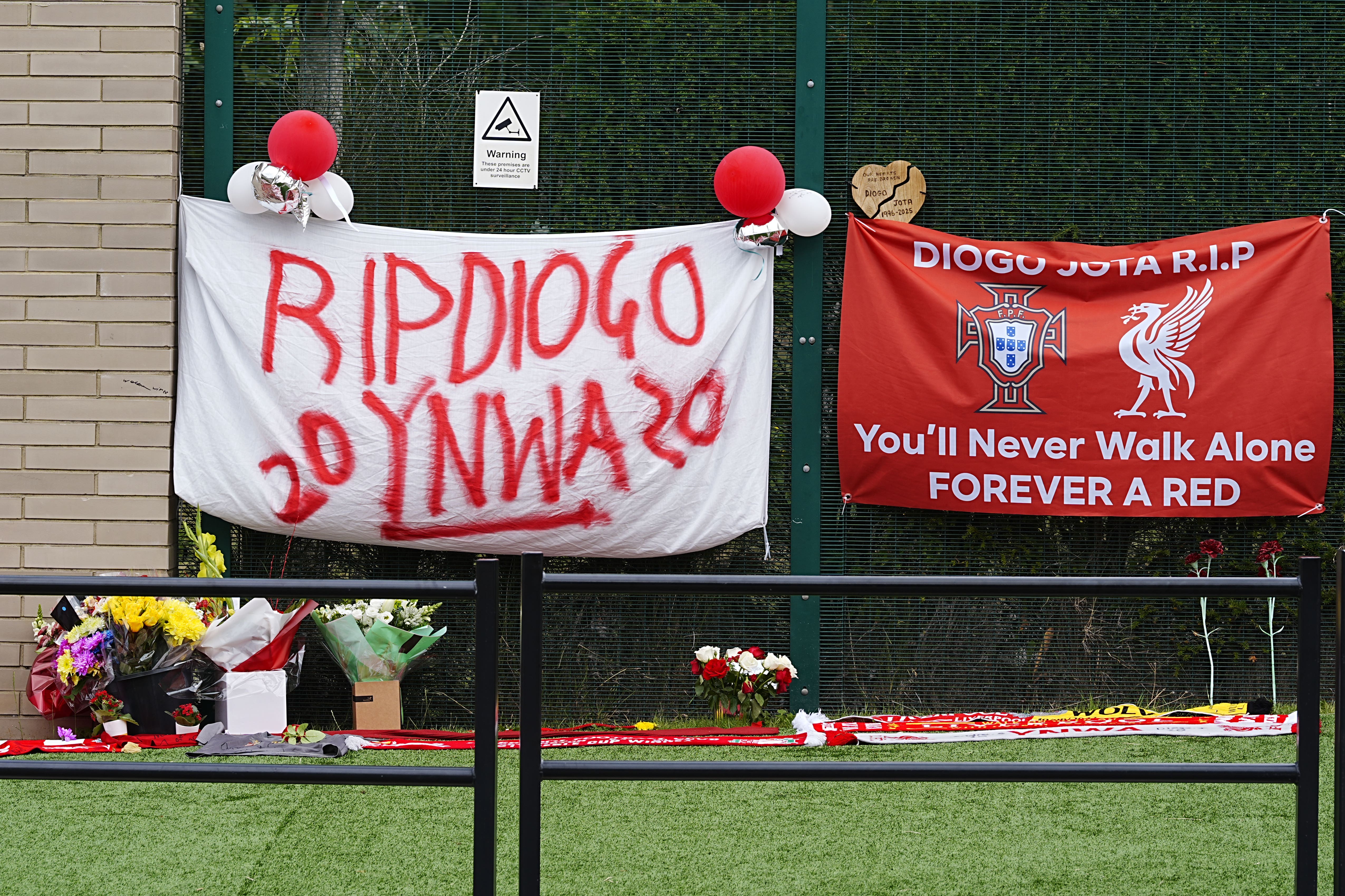 Tributes will be paid to Diogo Jota and his brother Andre Silva at Sunday’s friendly against Preston, Liverpool have said (Peter Byrne/PA)