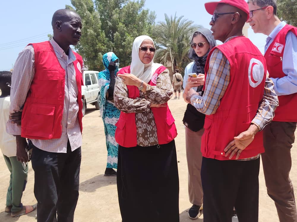 Aida Elsayed says the Red Crescent team has become ‘like a family’