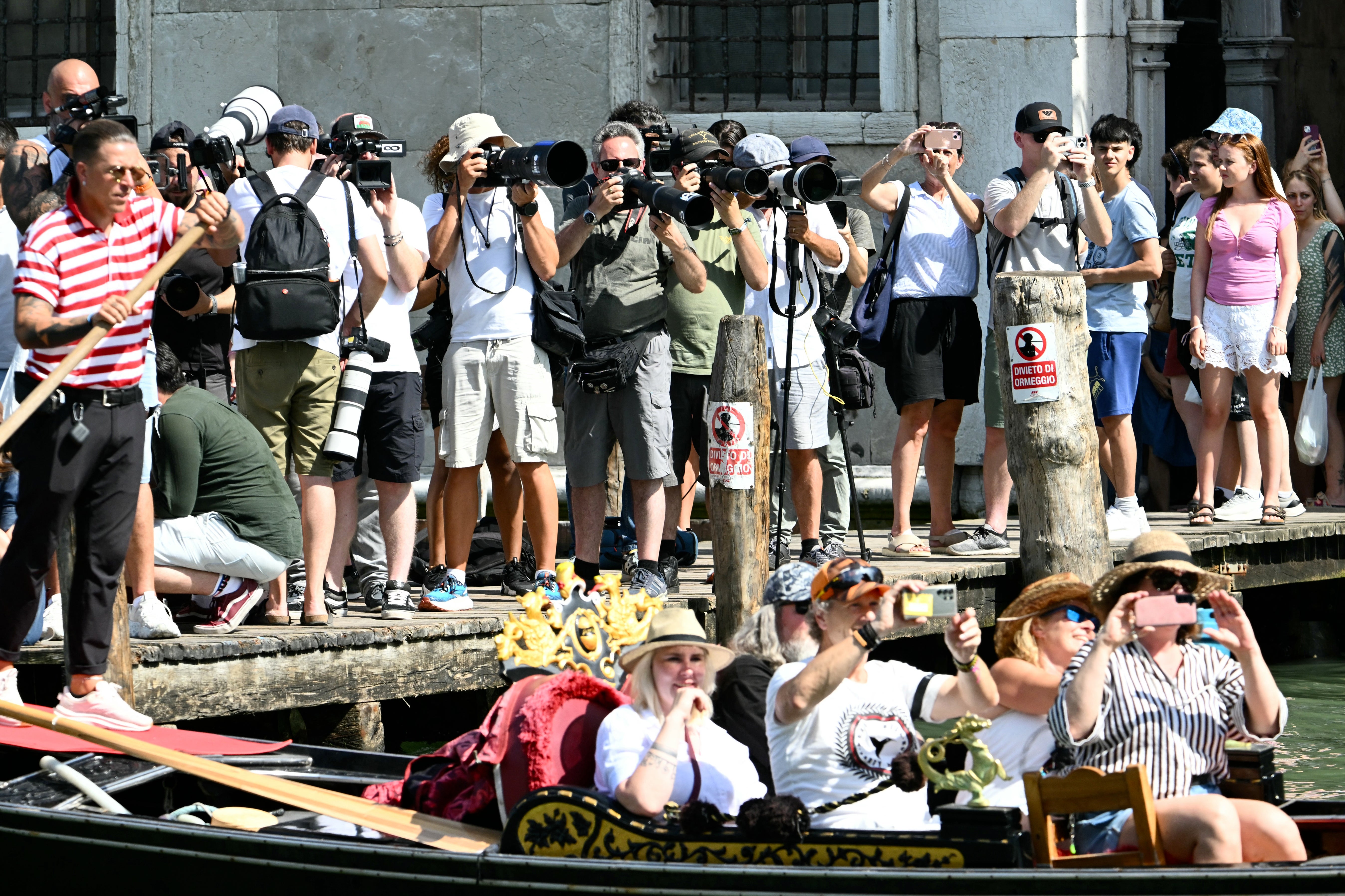 Venetians protested when the wedding of Amazon CEO Jeff Bezos and Lauren Sanchez drew the world’s media to the city