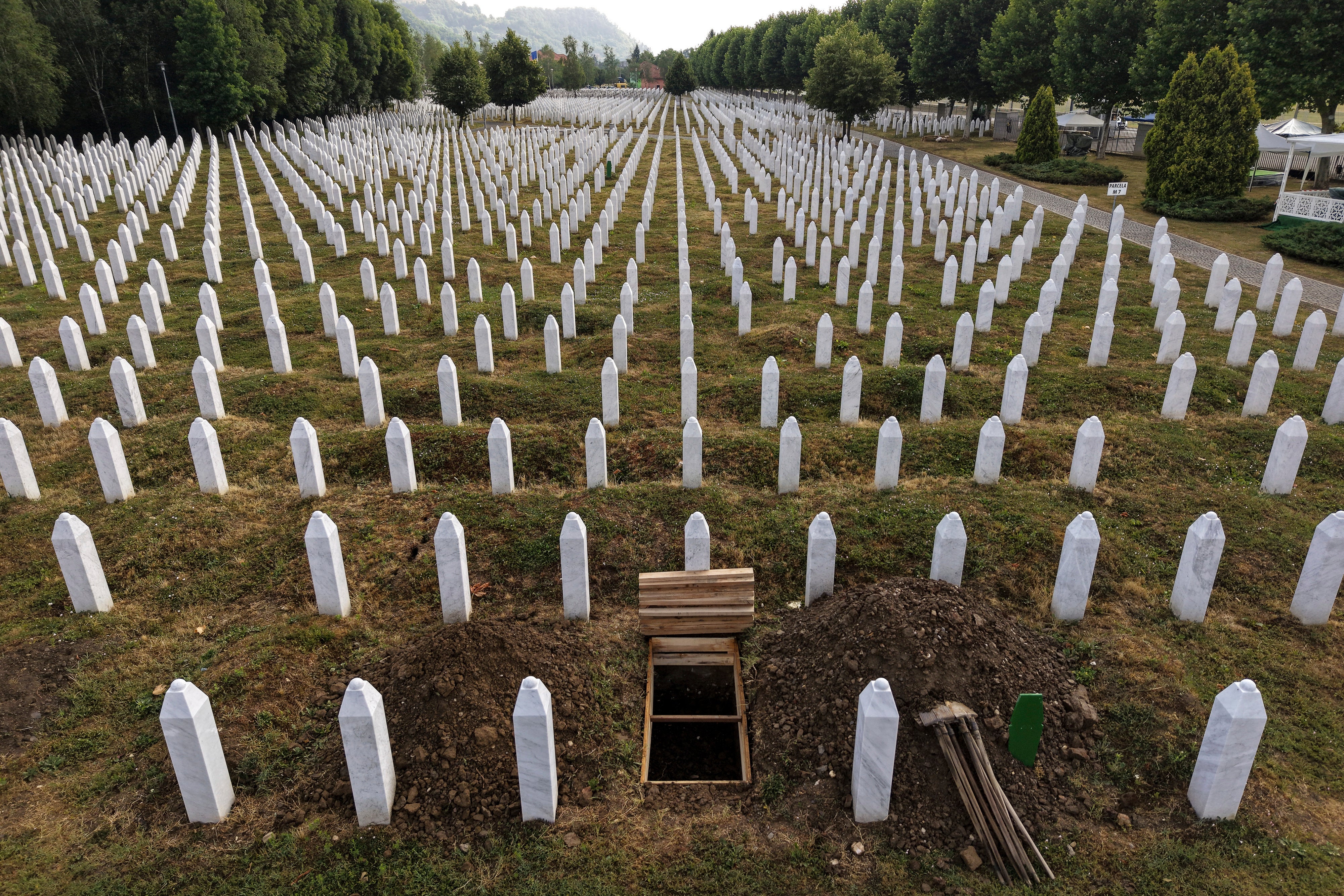 APTOPIX Bosnia Srebrenica Anniversary