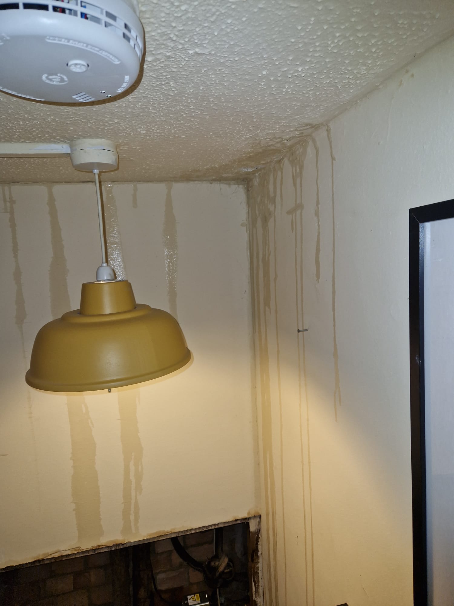 Flats in Lillington and Longmoore have suffered leaking roofs after periods of flooding