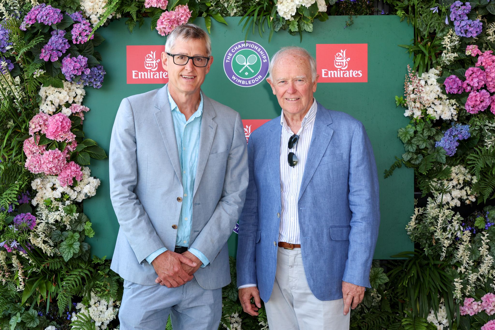 Louis Thereoux and Sir Tim Clark, President of Emirates