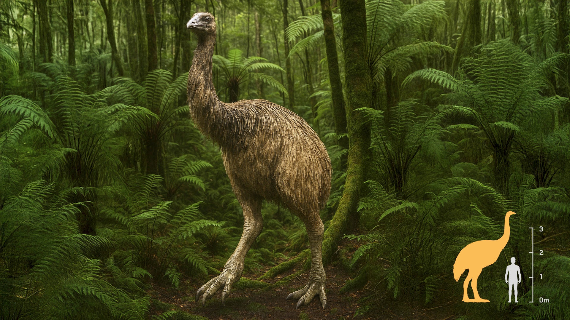 Scientists try to bring 12-foot tall giant bird back from 600-year extinction