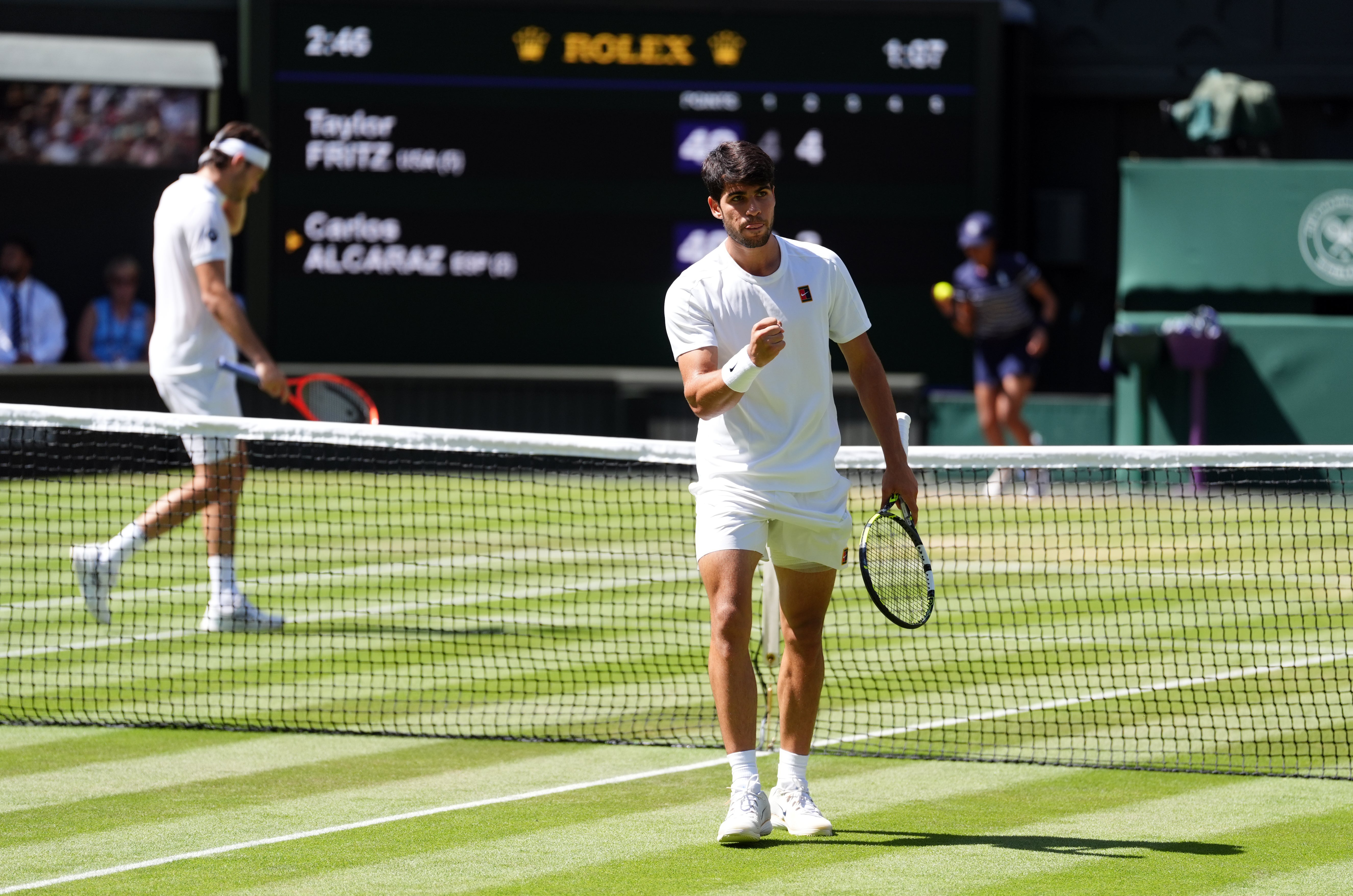 Alcaraz is through to another Wimbledon final