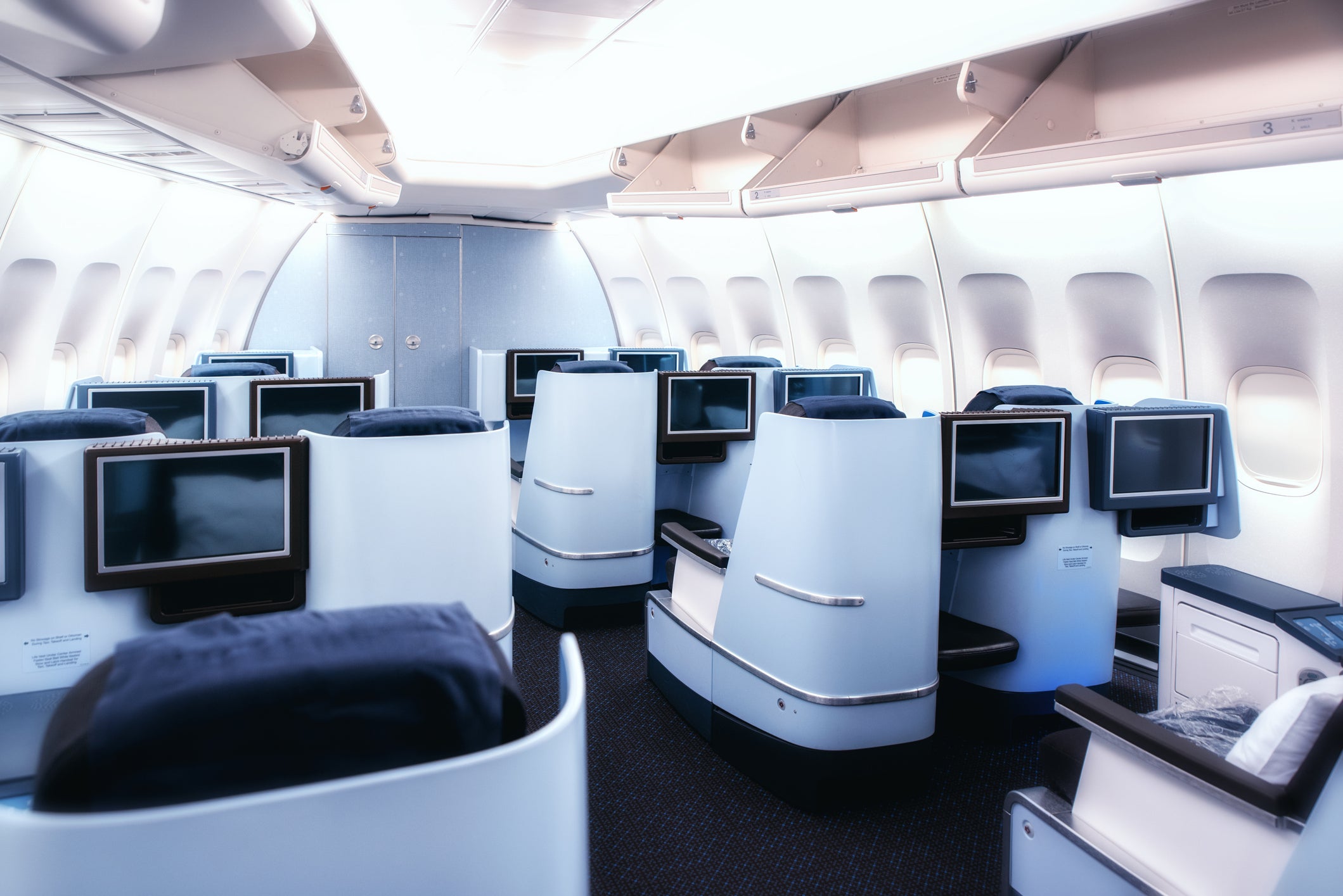 Premium economy is regularly oversold, with passengers in it therefore often bumped up