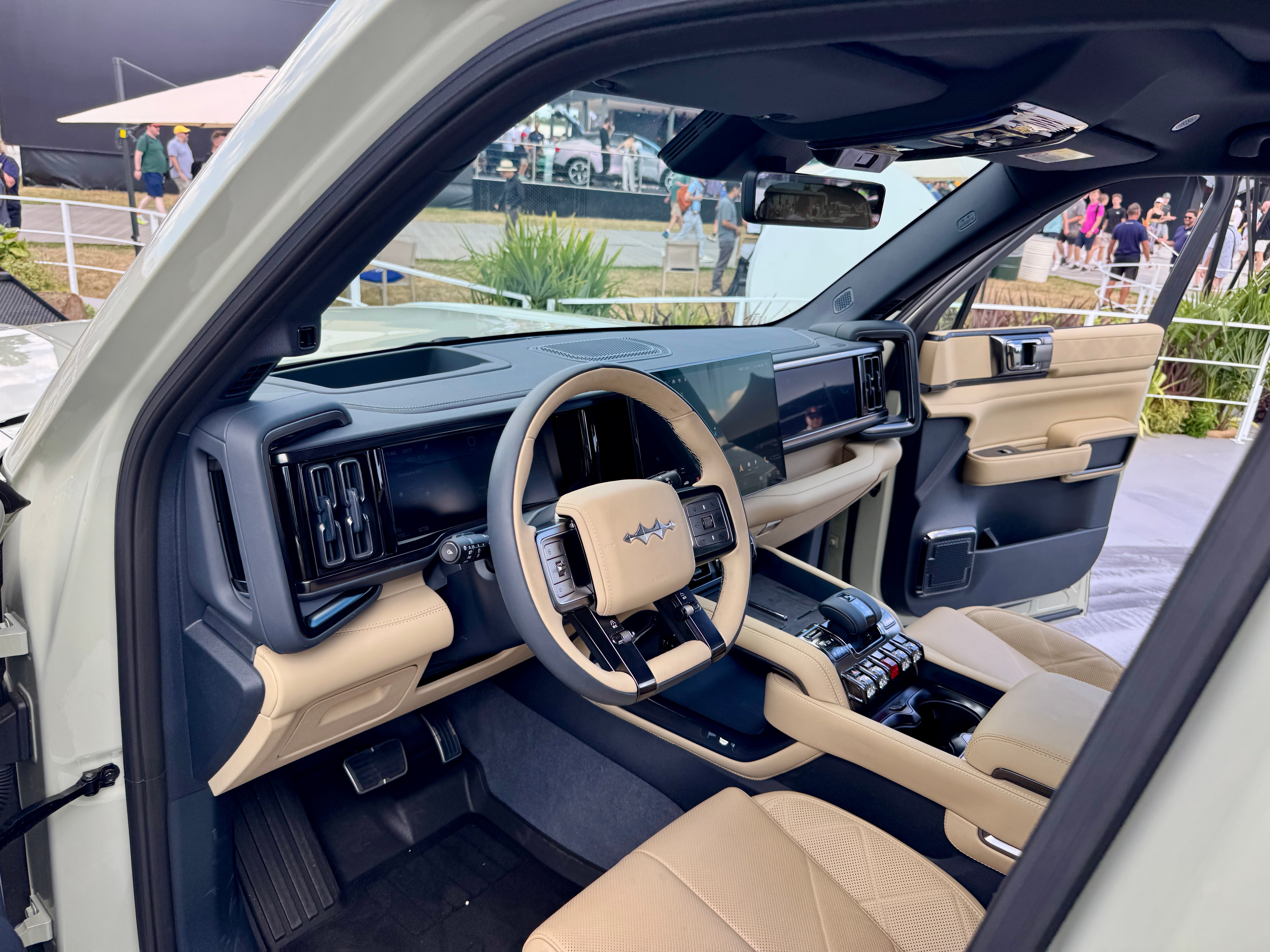 The interior of the Denza B5 has plenty of kit, space and quality