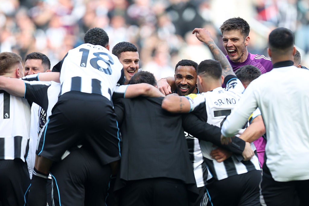 Newcastle qualified for the Champions League after finishing fifth in the top flight